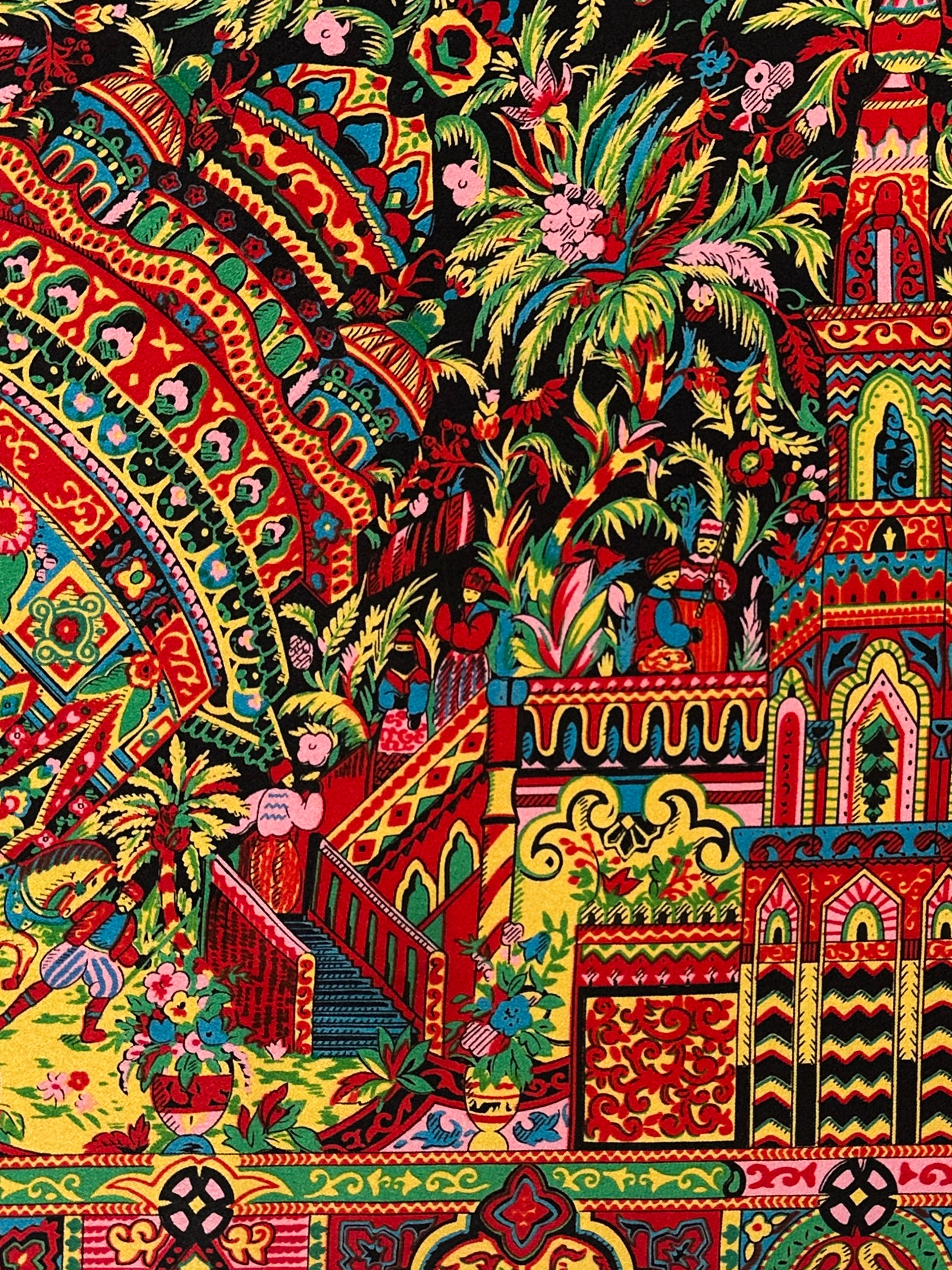 Hermès Persian Paisley Silk 130