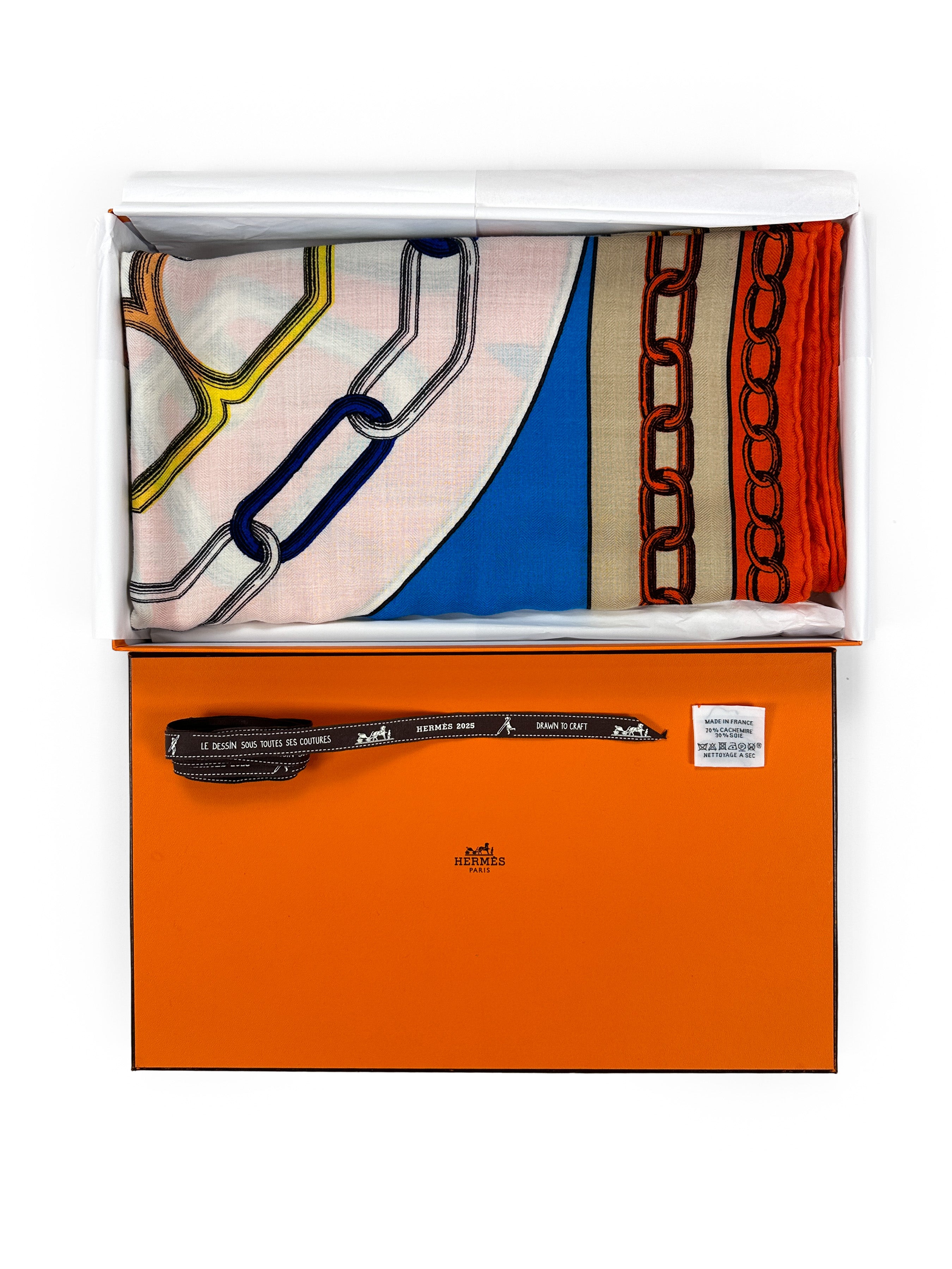 Hermès Effet Kaleidoscope Cashmere Silk 140