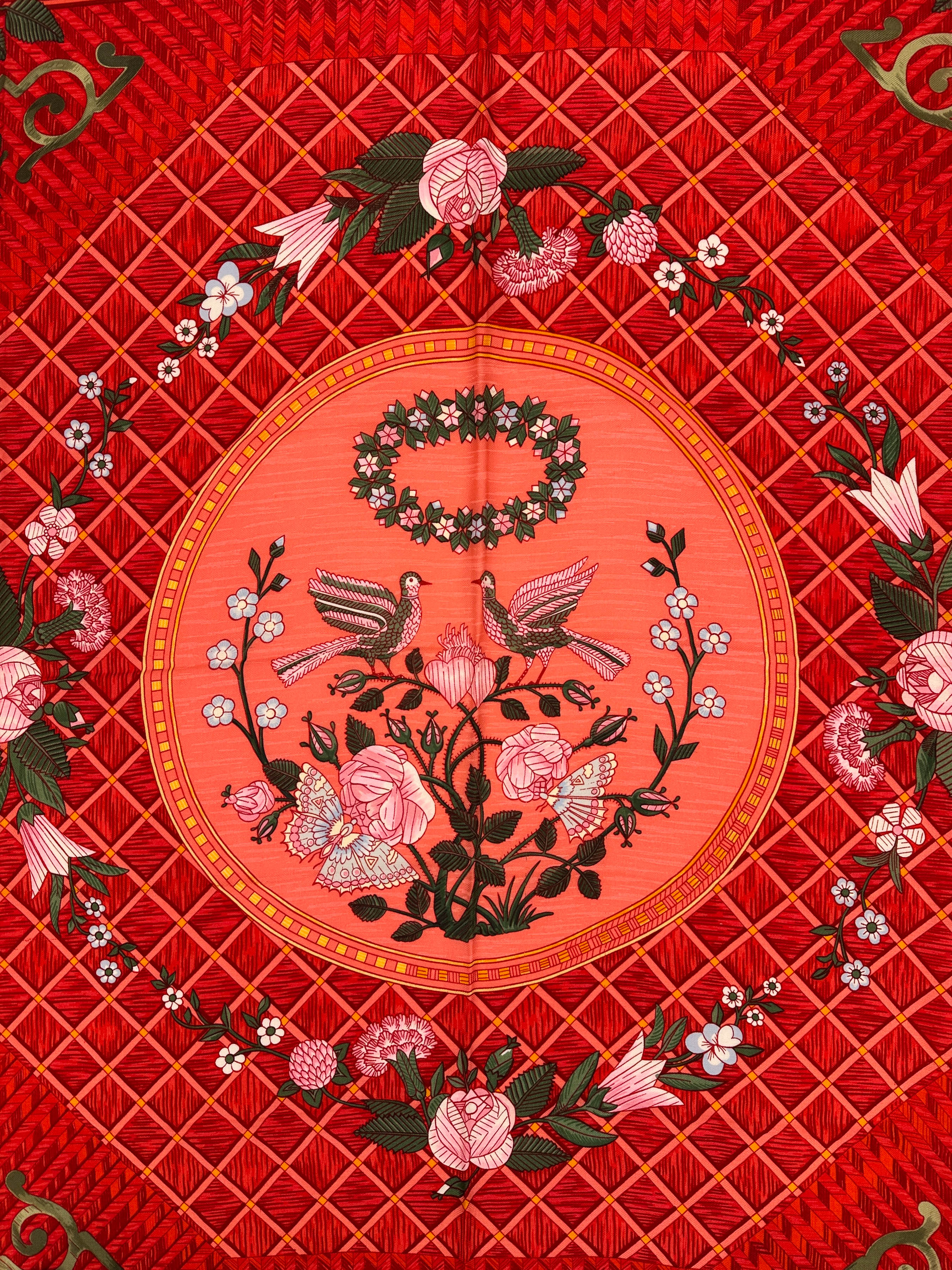Hermès Jeux de Paille Cashmere Silk 140