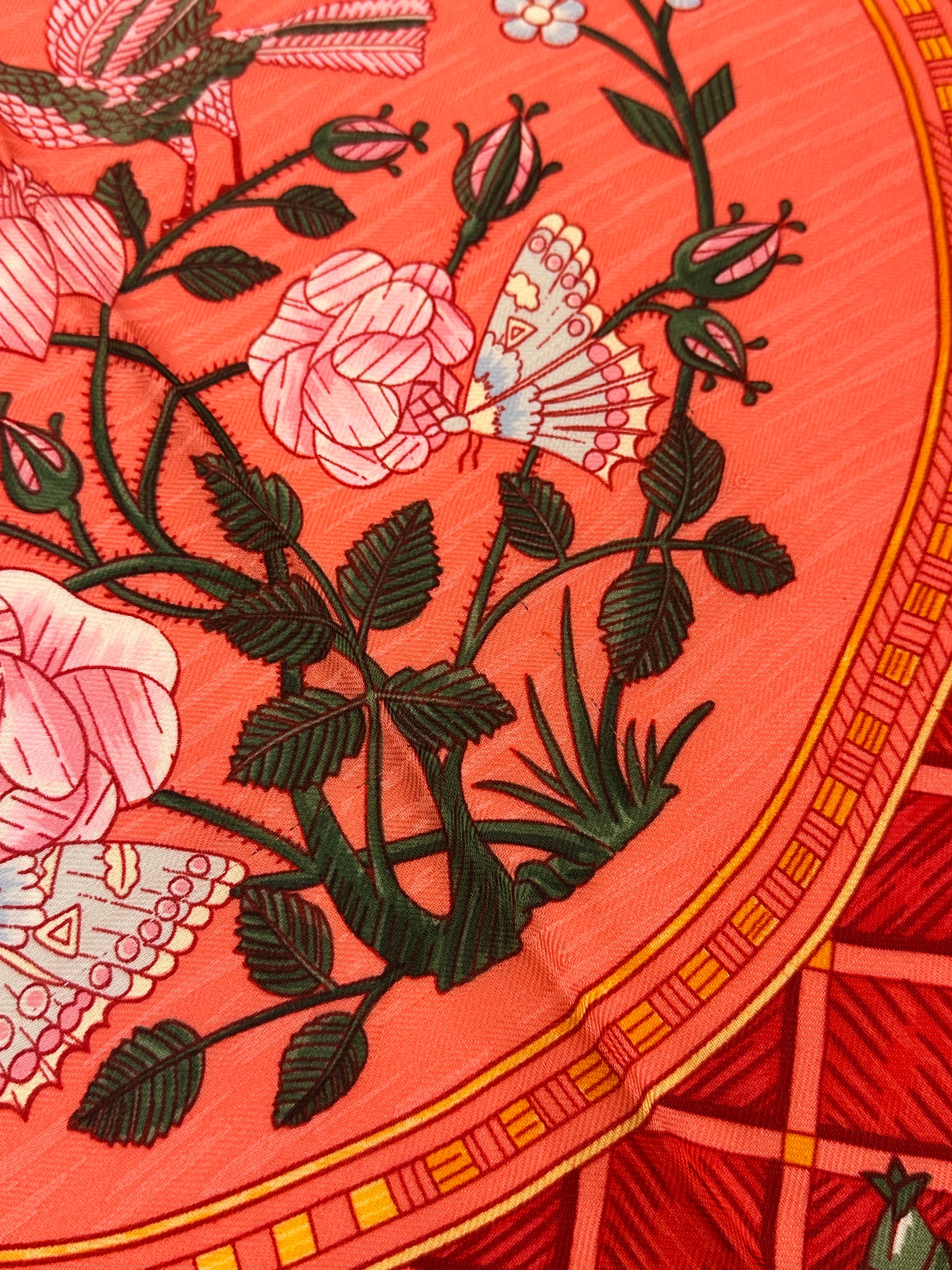 Hermès Jeux de Paille Cashmere Silk 140