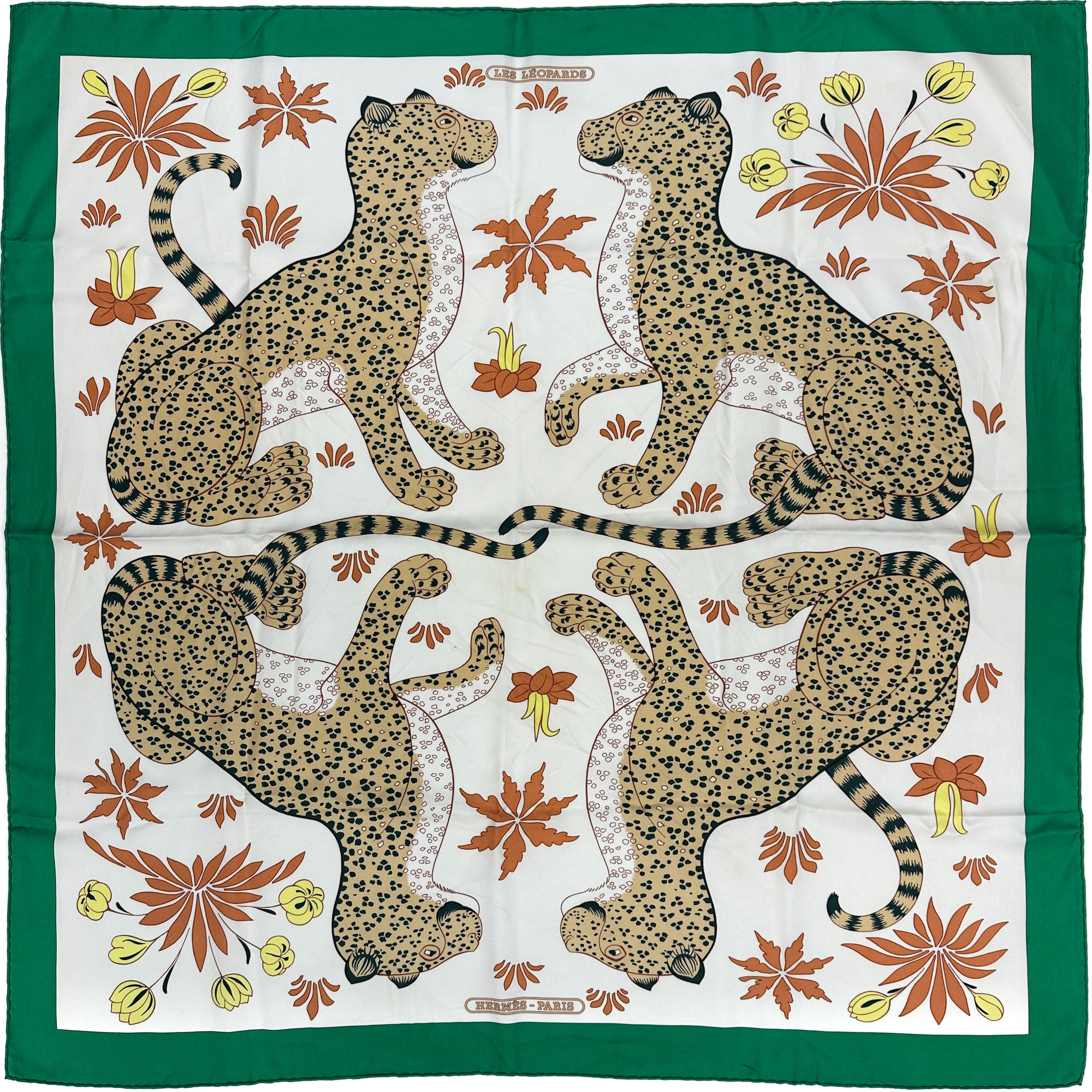 Hermès Les Leopards 90