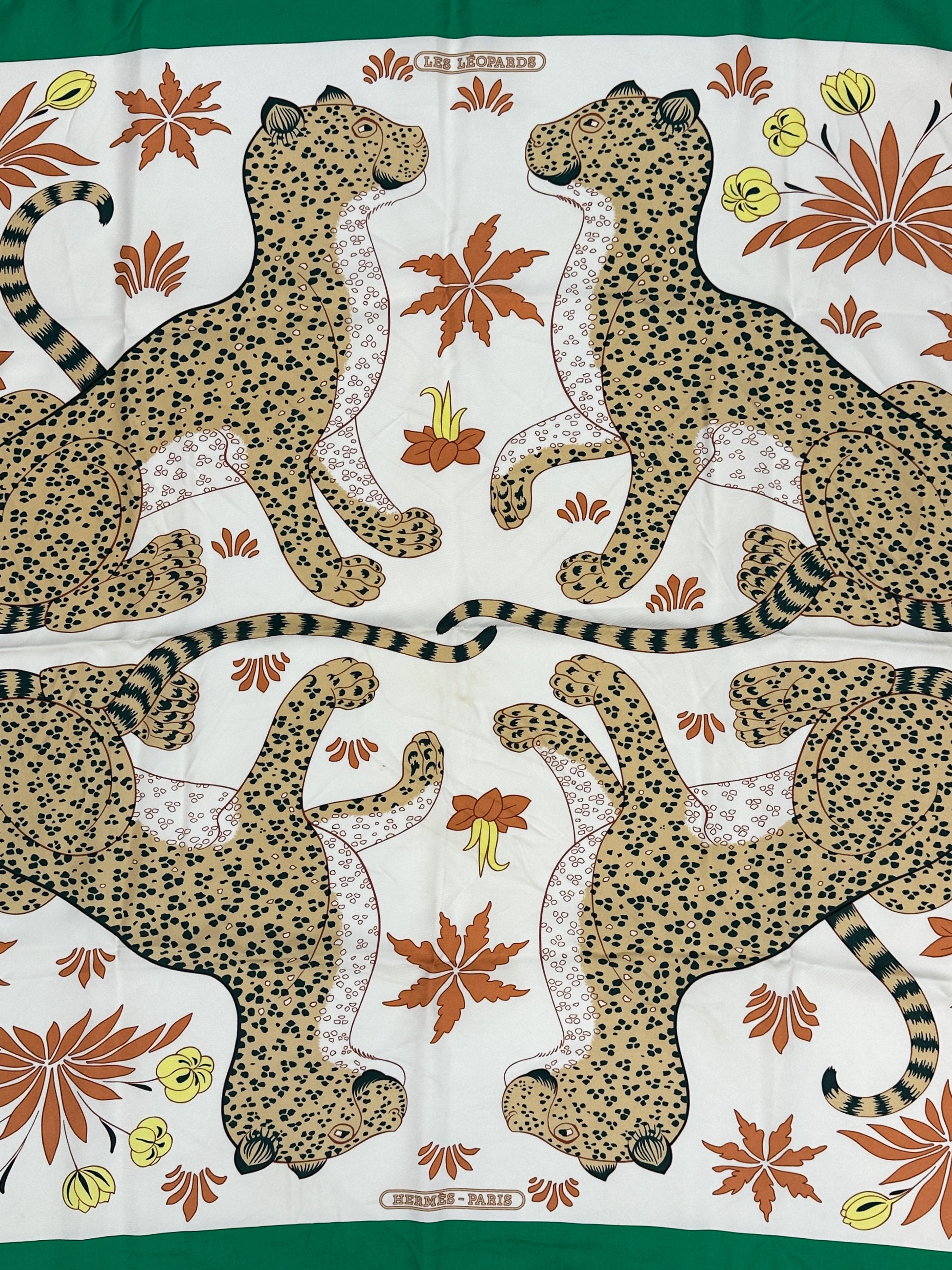 Hermès Les Leopards 90