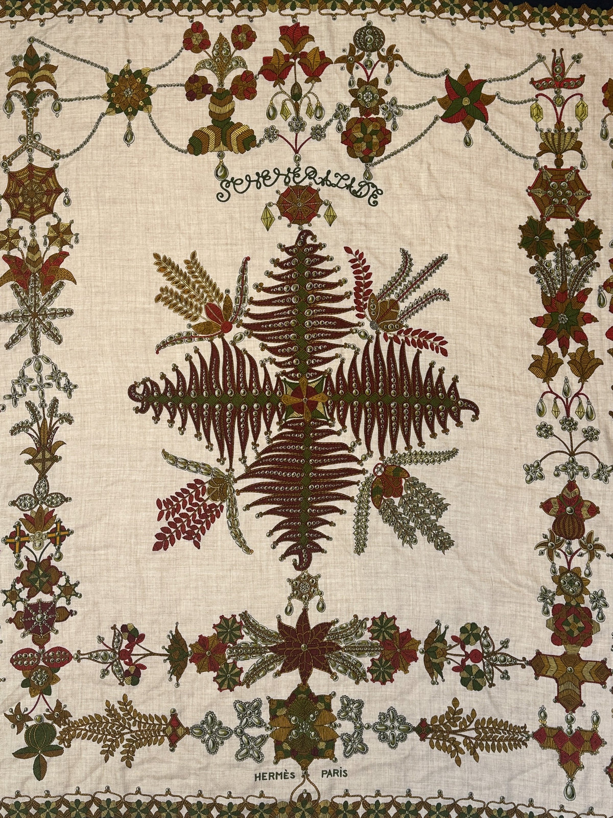 Hermès Schéhérazade Cashmere Silk 140