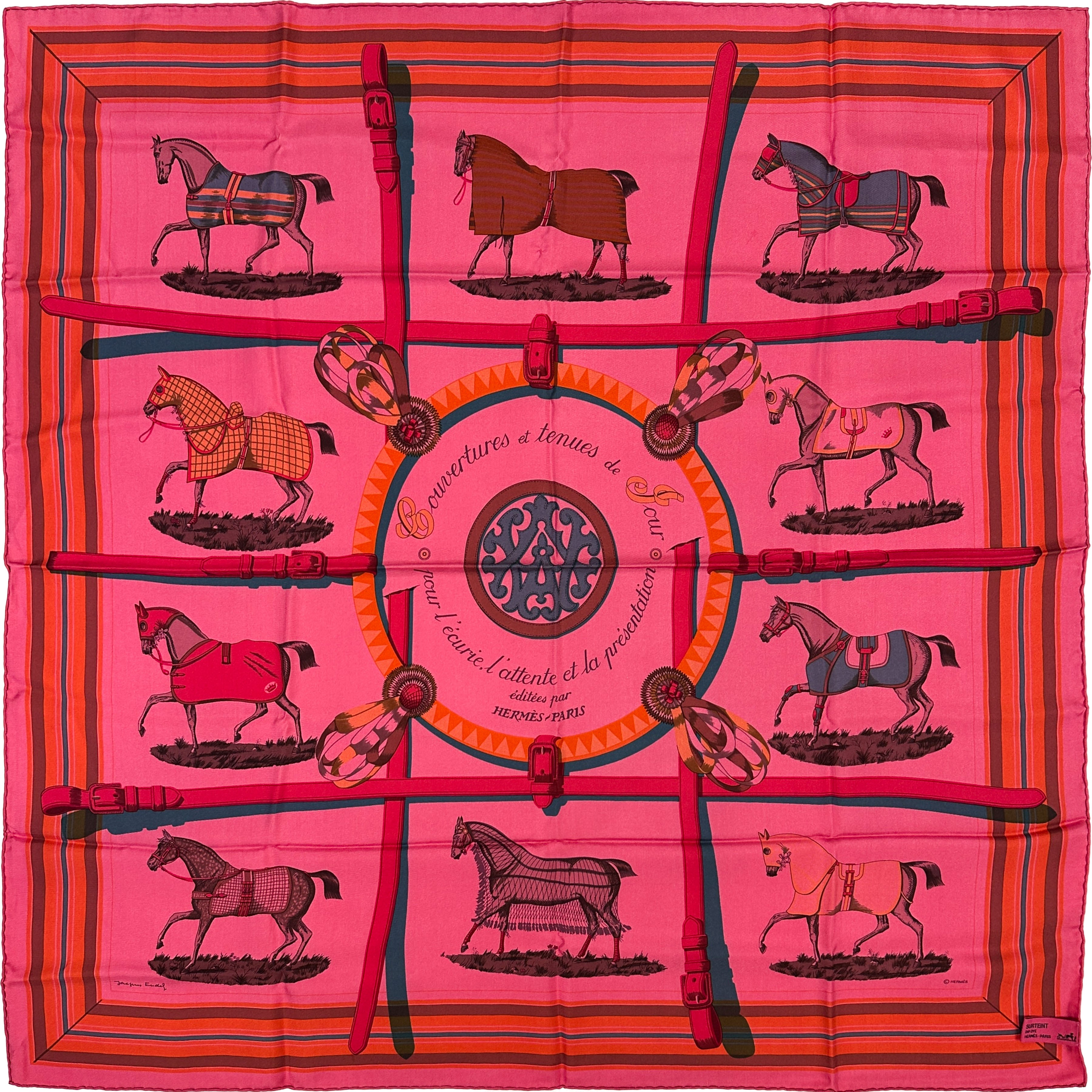 Hermès Couvertures et Tenues de Jour Dip Dye 90