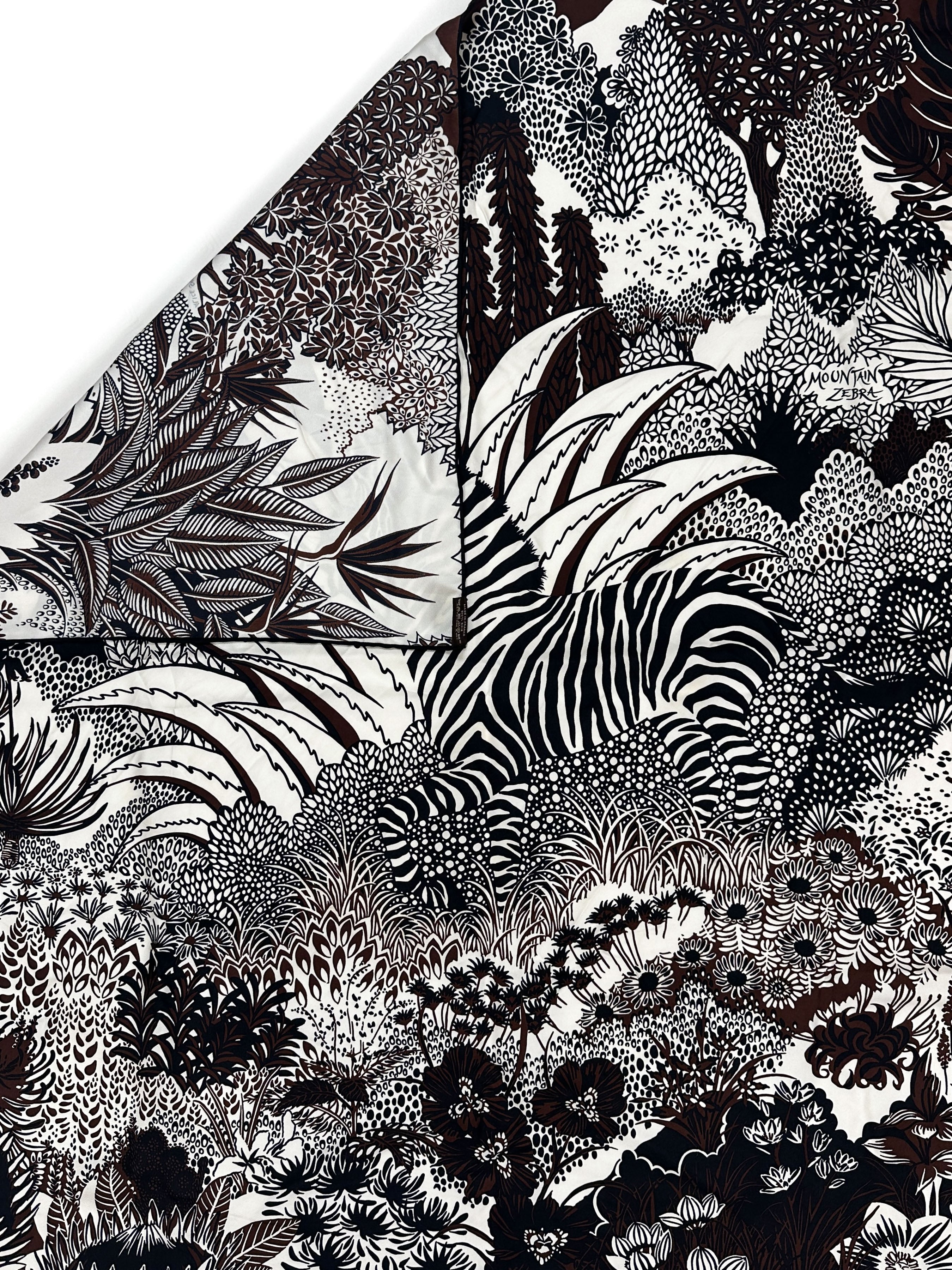 Hermès Mountain Zebra 90