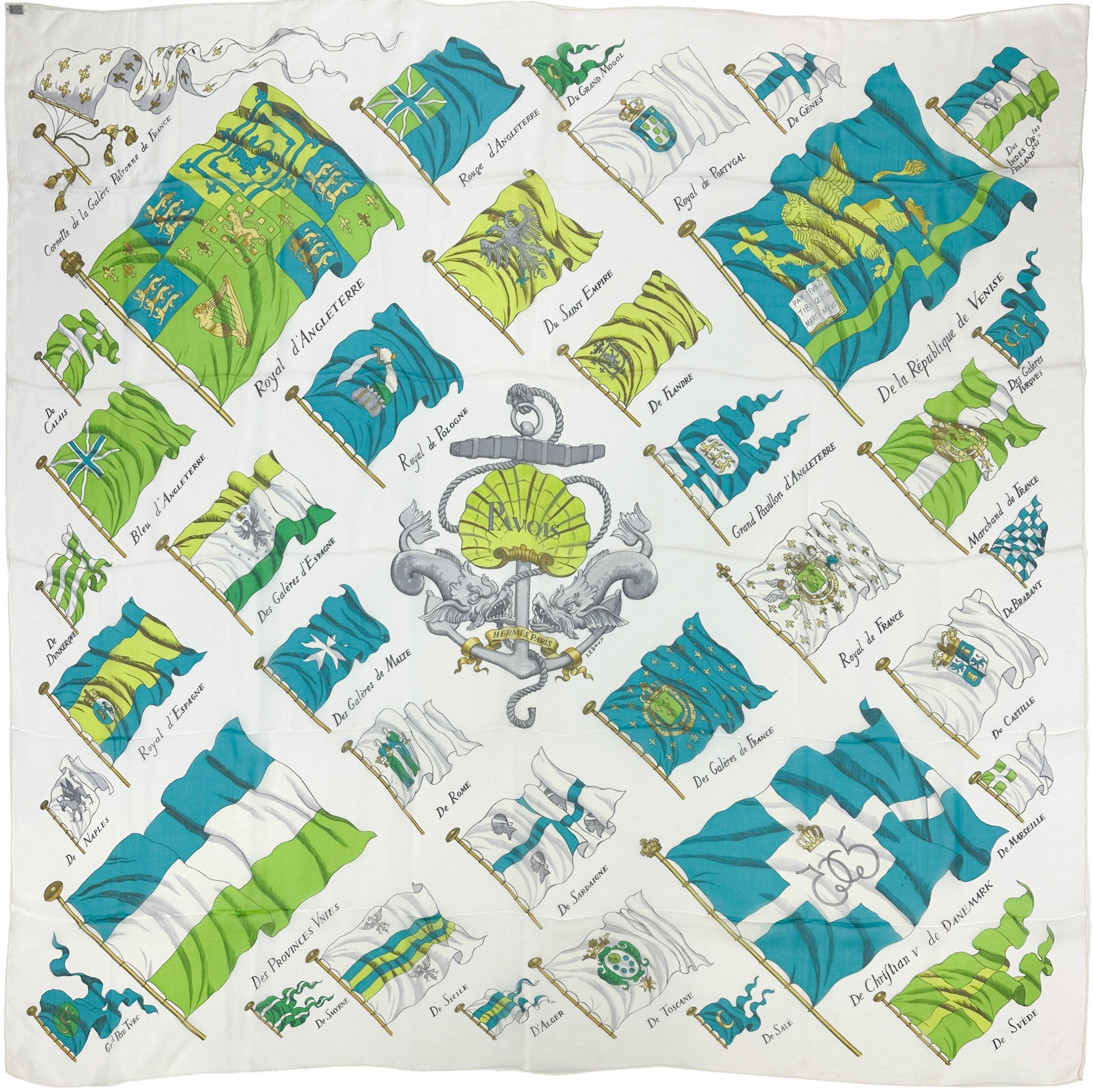 Hermès Pavois Mousseline 140