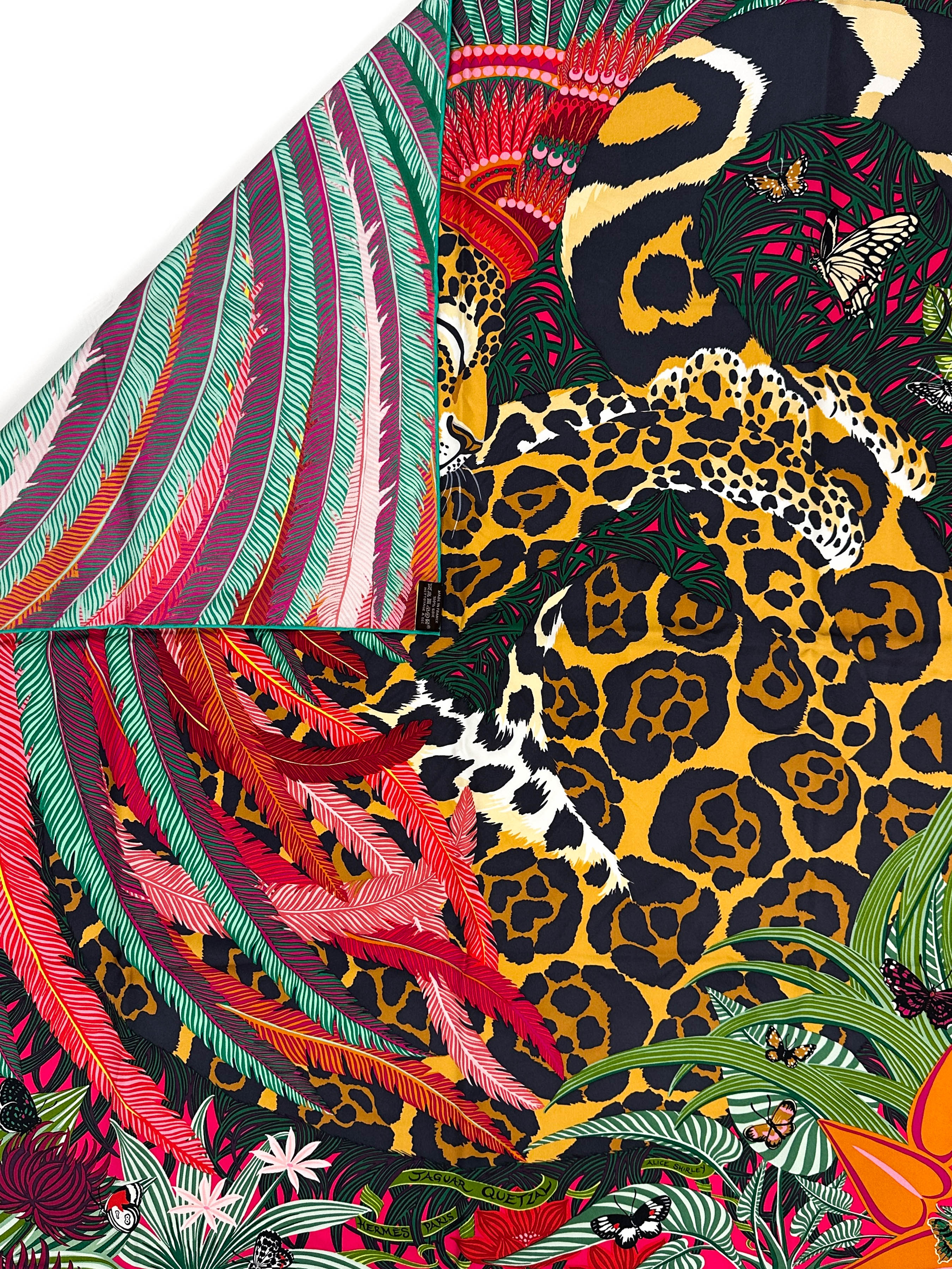 Hermès Jaguar Quetzal 90