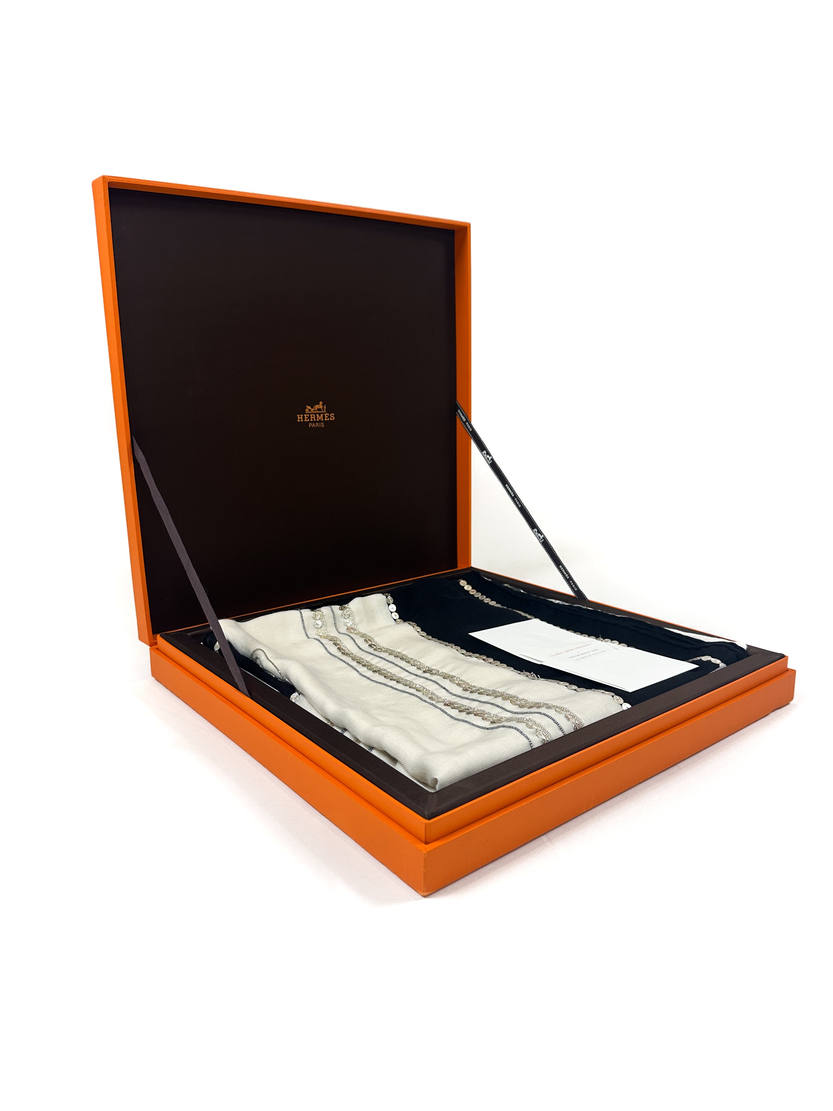Hermès Exceptional Brides de Gala Brides Précieuses Cashmere Silk 140