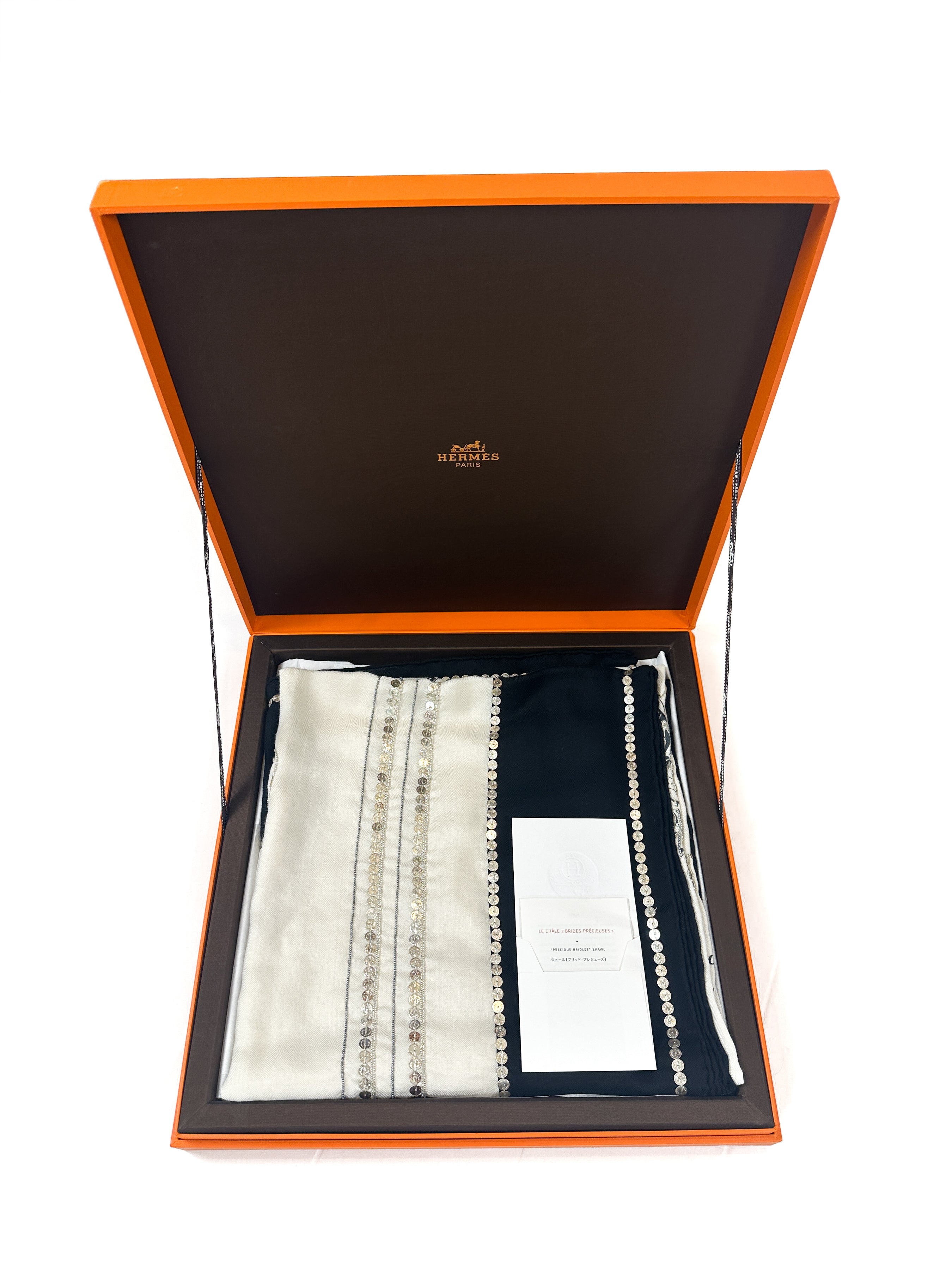 Hermès Exceptional Brides de Gala Brides Précieuses Cashmere Silk 140