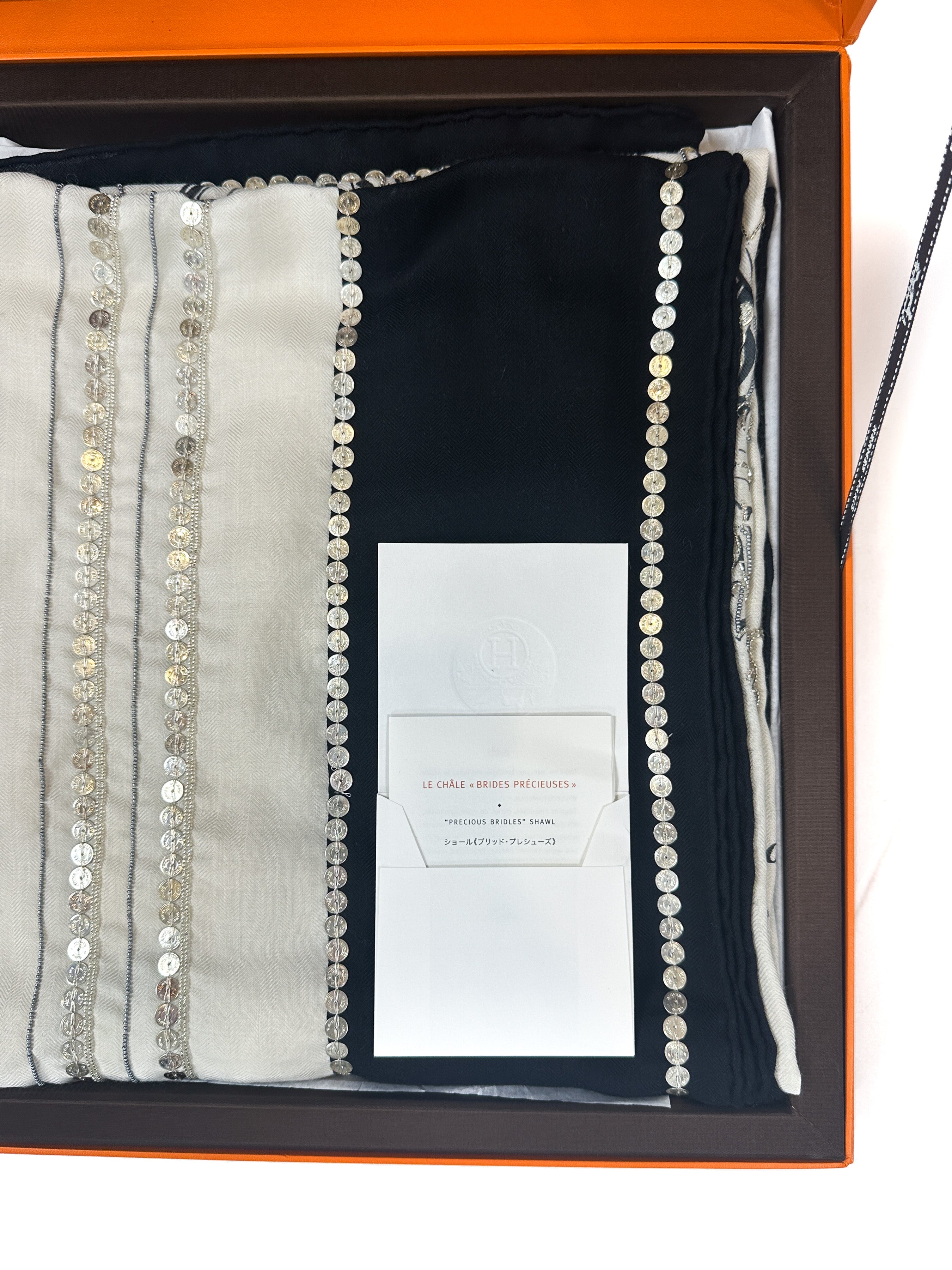 Hermès Exceptional Brides de Gala Brides Précieuses Cashmere Silk 140