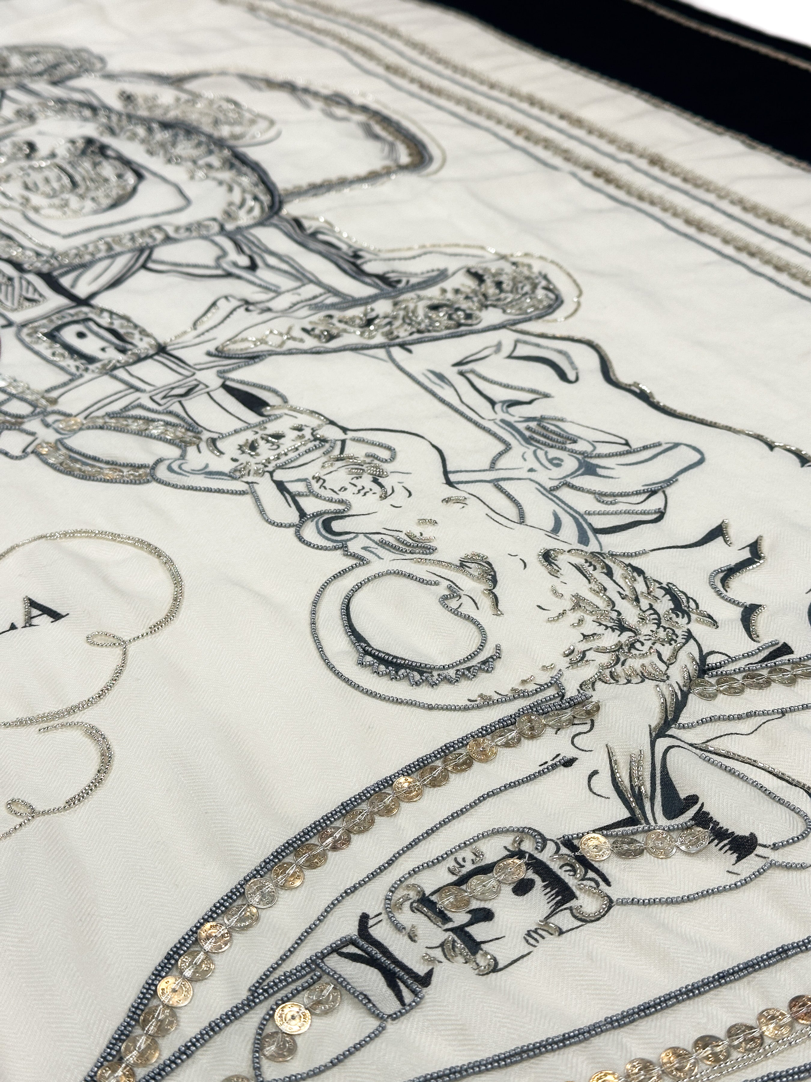 Hermès Exceptional Brides de Gala Brides Précieuses Cashmere Silk 140