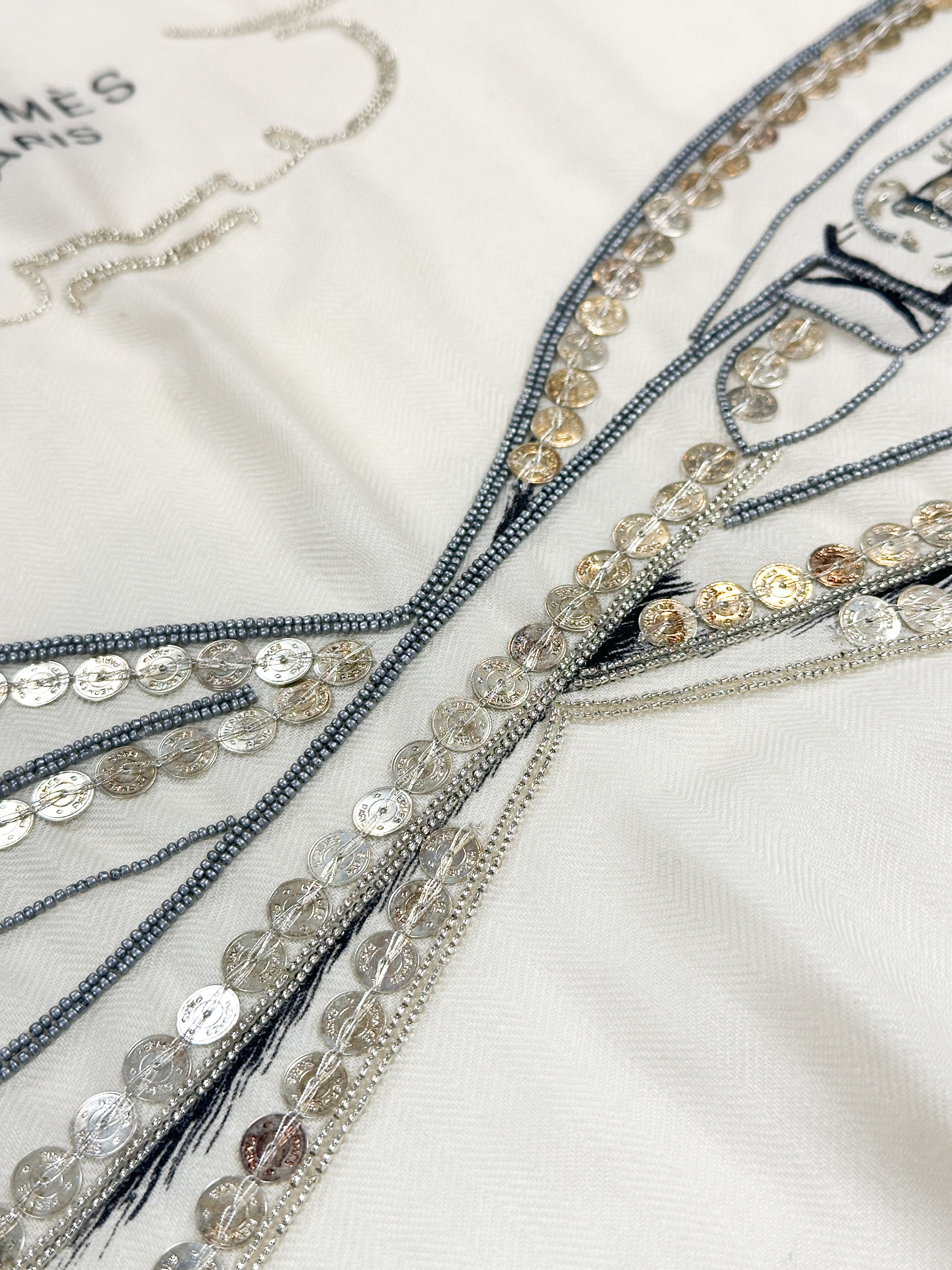 Hermès Exceptional Brides de Gala Brides Précieuses Cashmere Silk 140