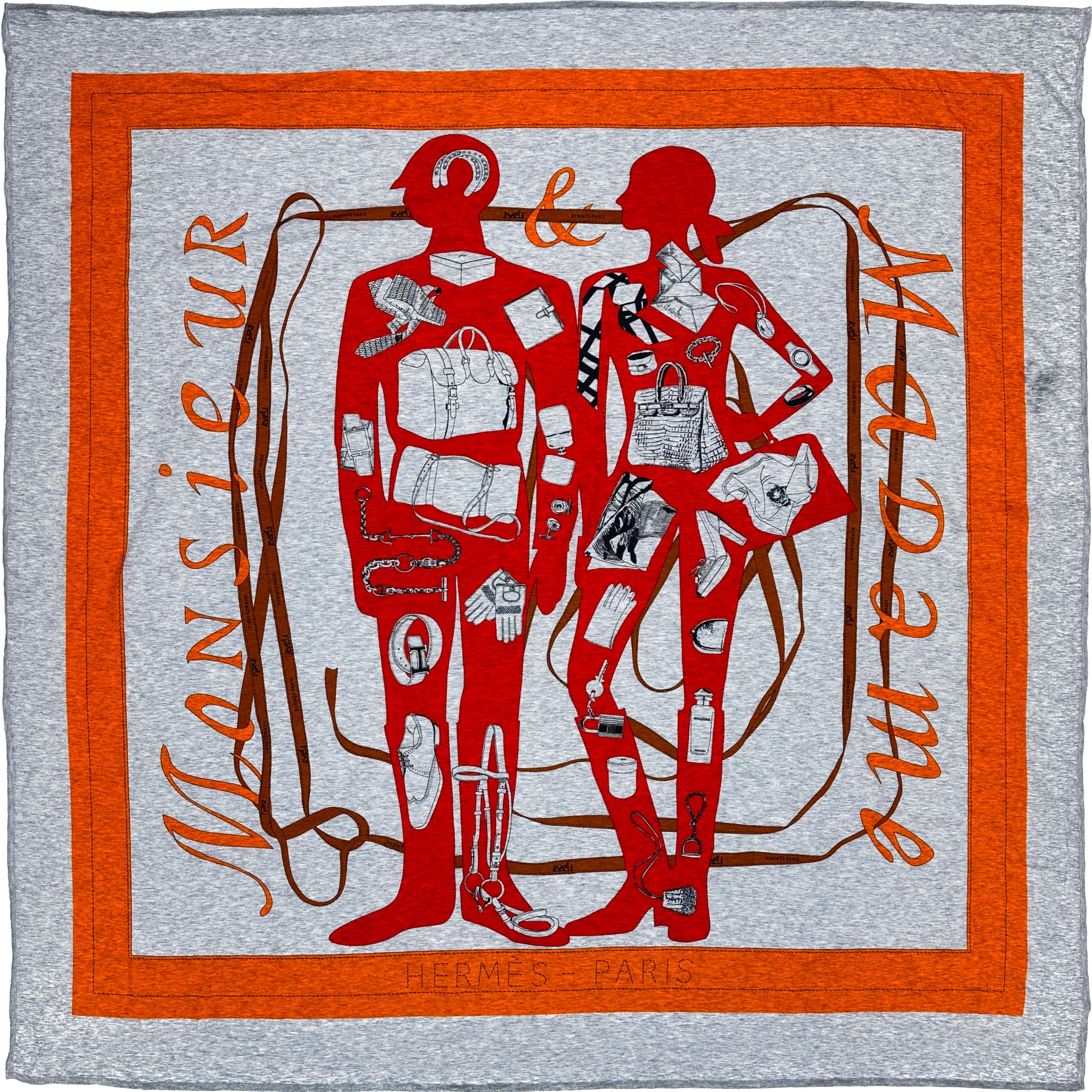 Hermès Monsieur et Madame Tee-Shirt Cotton 90