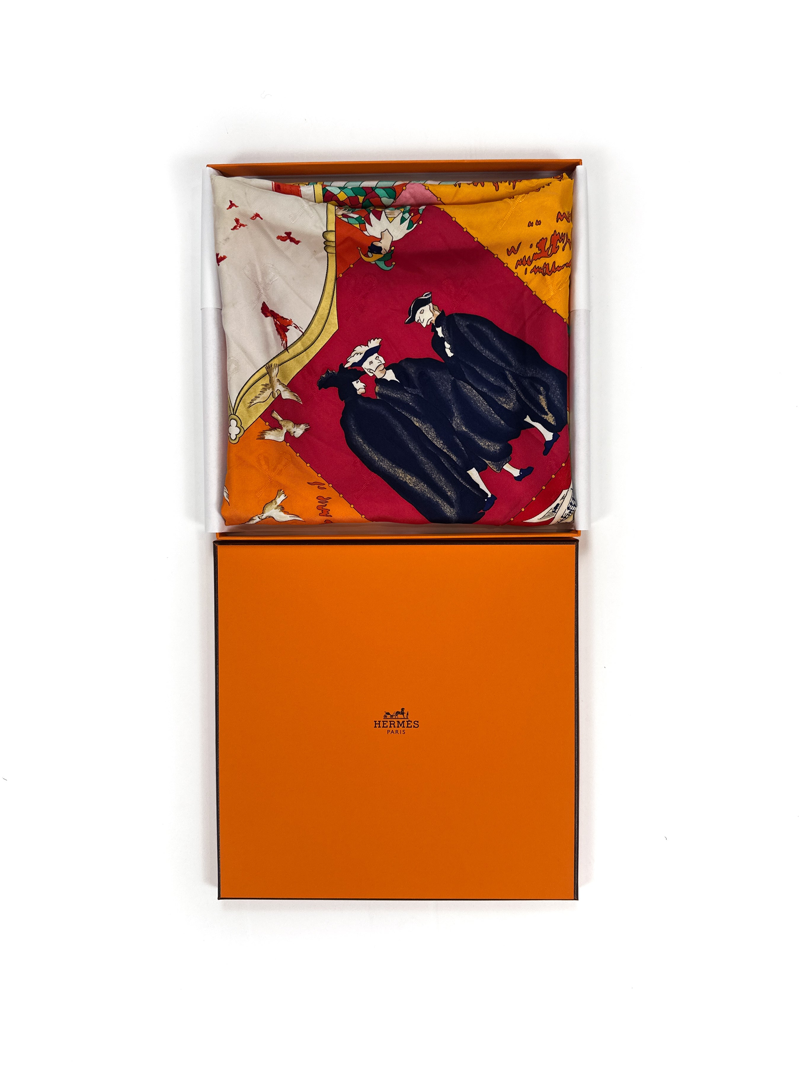 Hermès Le Carnival de Venise First Edition Jacquard 90
