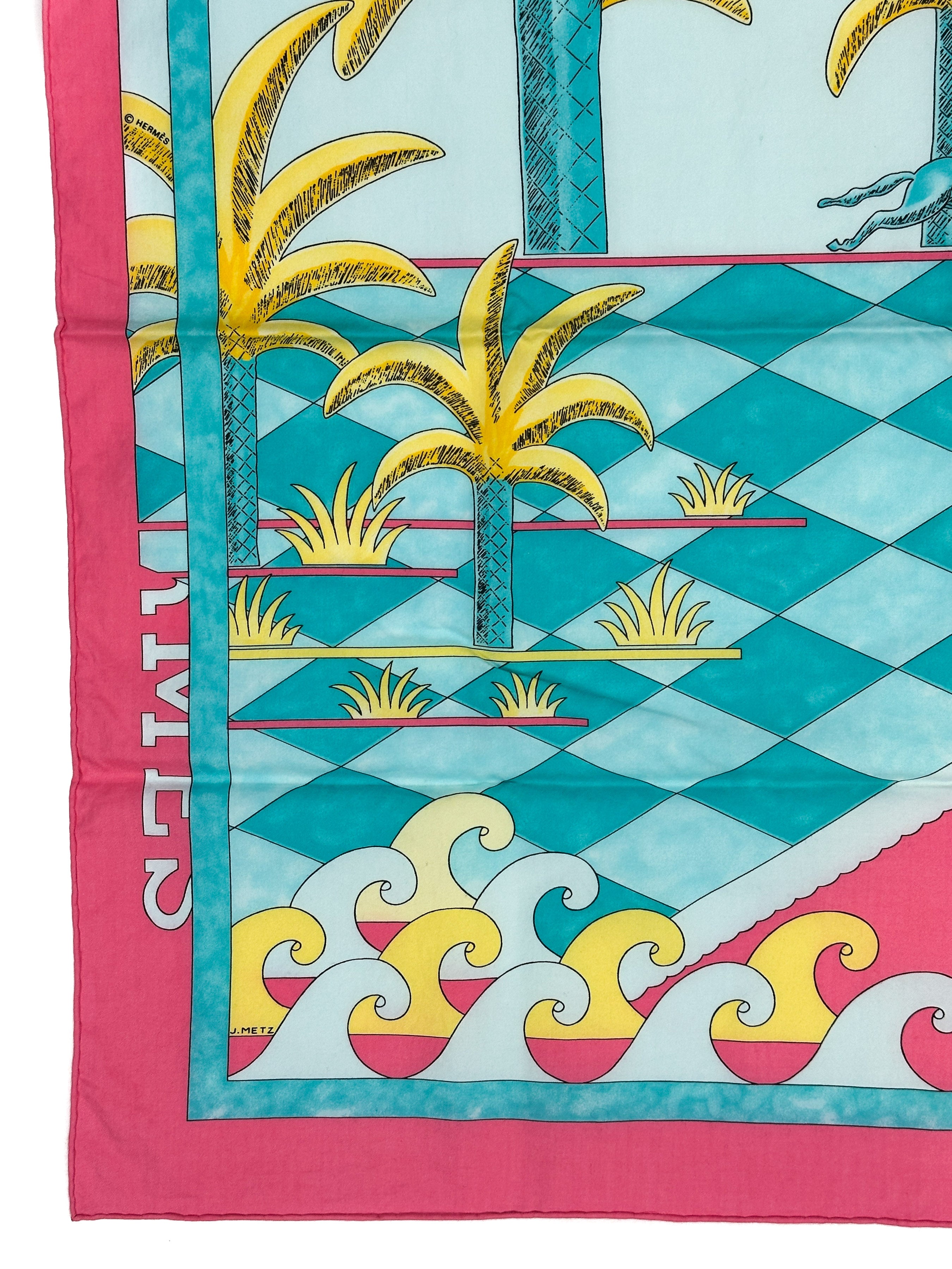 Hermès La Joie de Vivre Cotton 70
