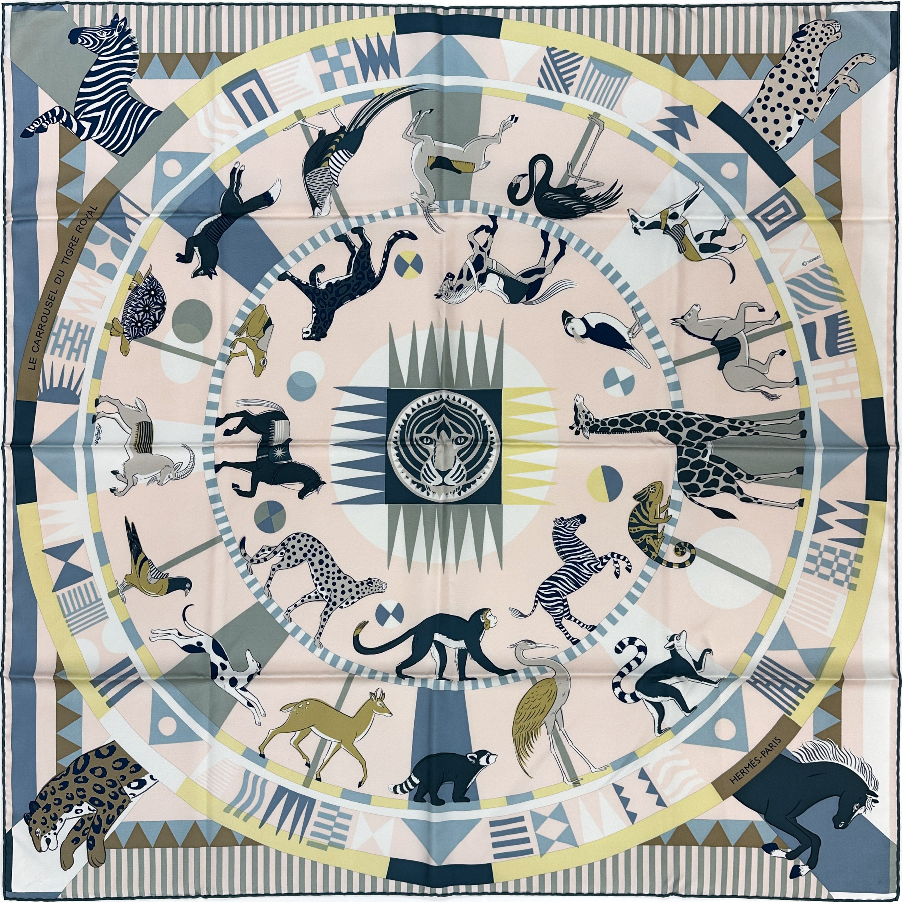 Hermès Le Carrousel du Tigre Royal 90