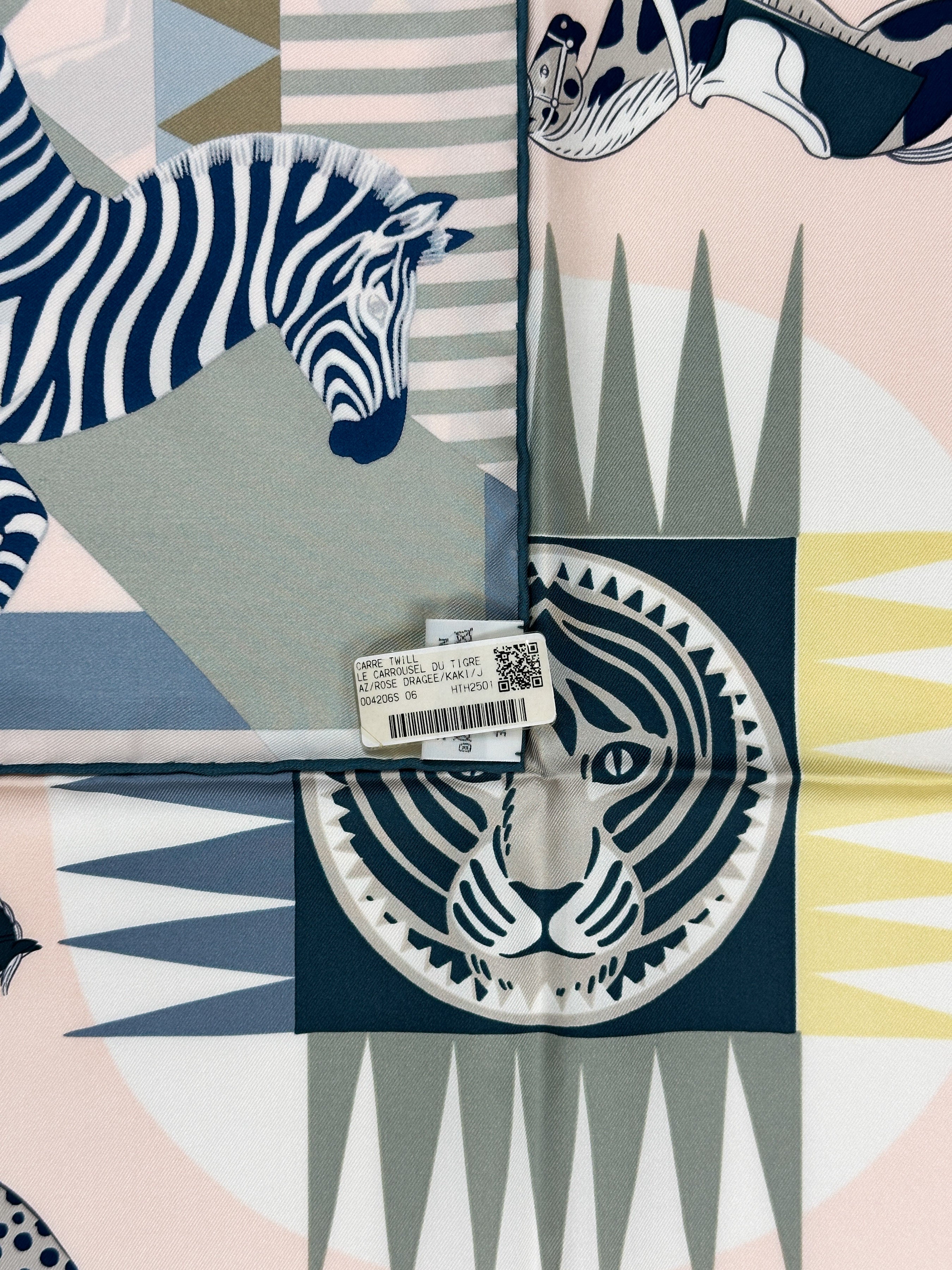 Hermès Le Carrousel du Tigre Royal 90