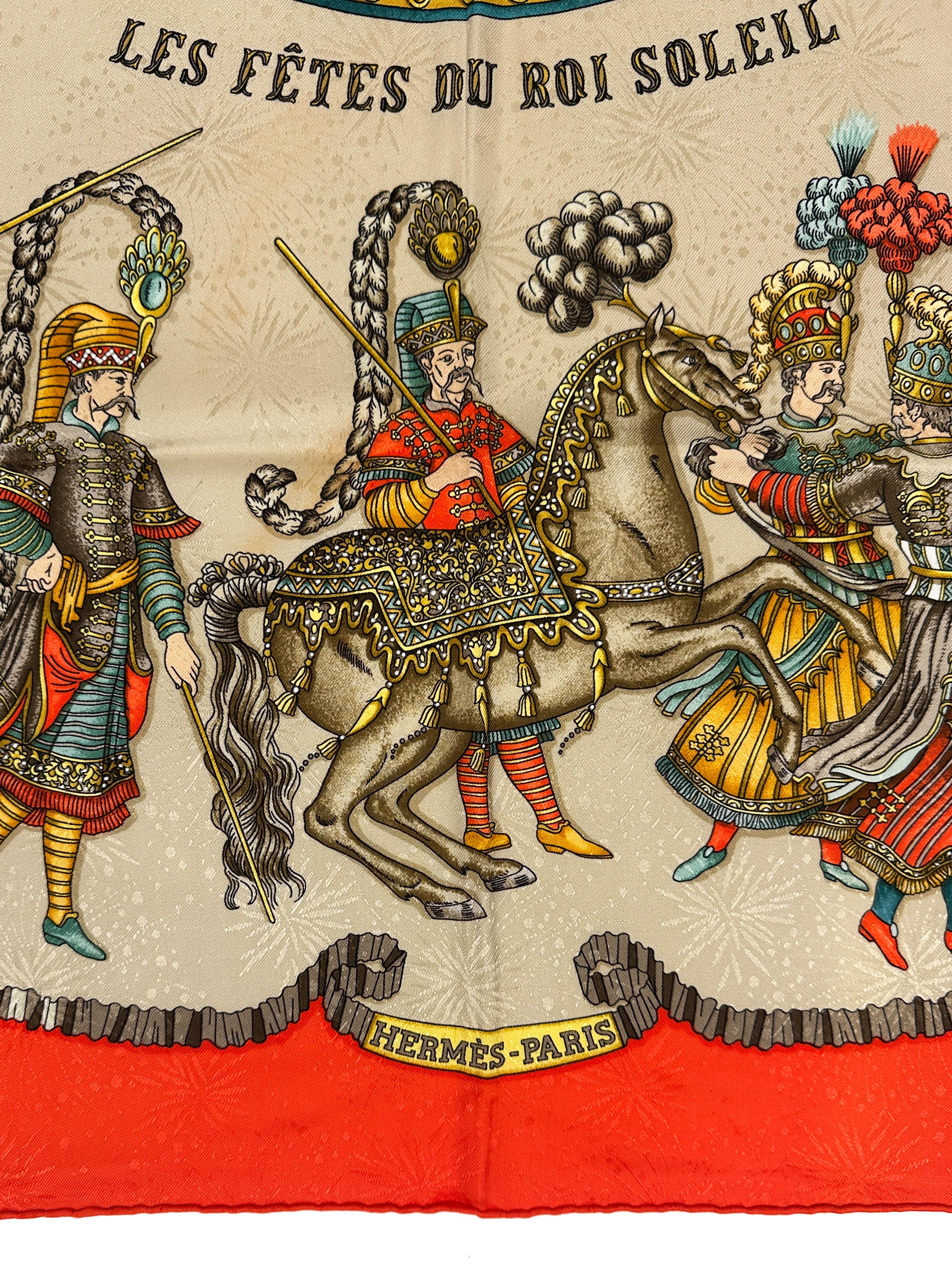 Hermès Les Fêtes du Roi Soleil Jacquard 90