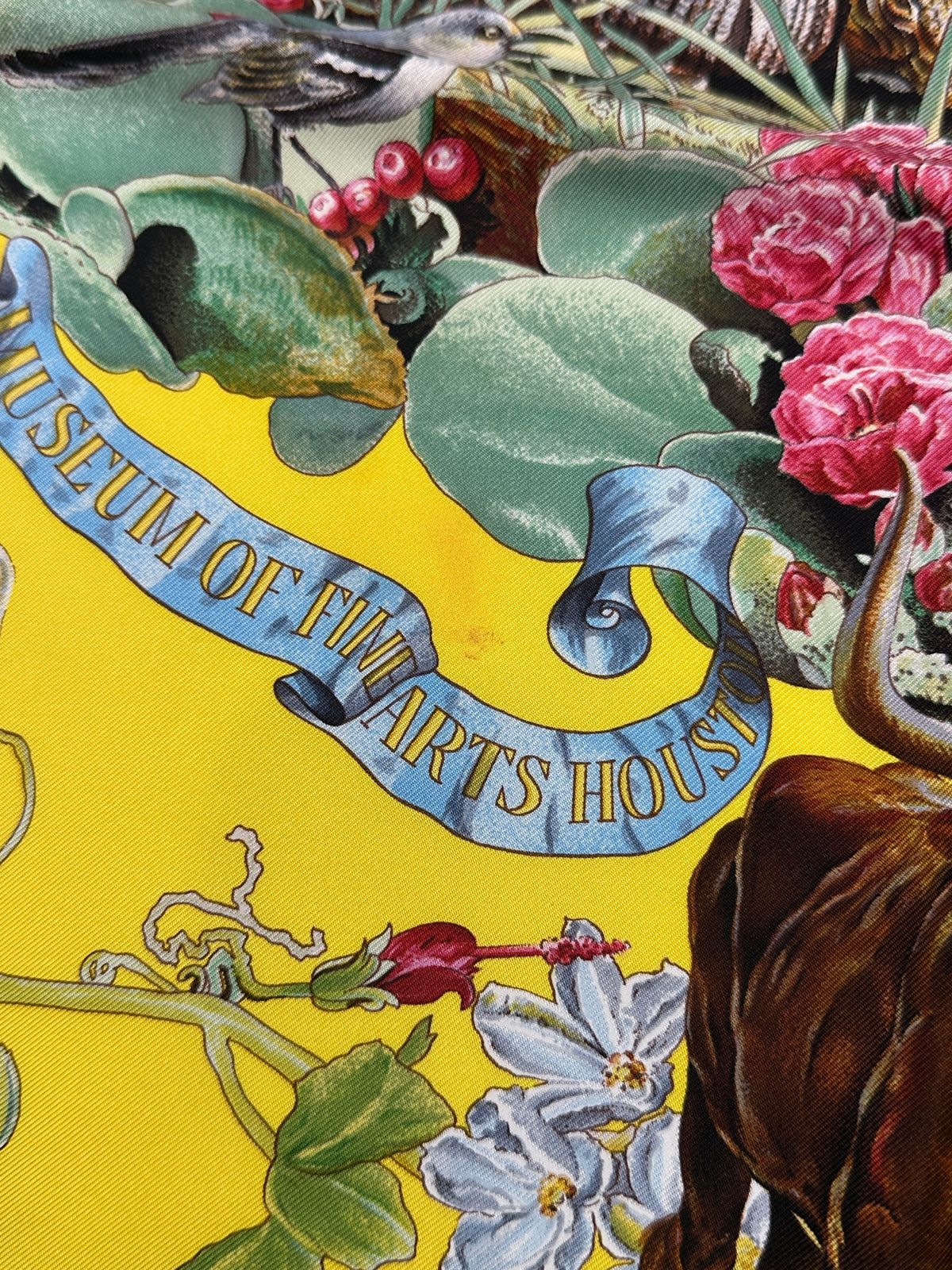 Hermès *Limited Edition Museum of Fine Arts Houston 2005* Faune et Flore du Texas 90
