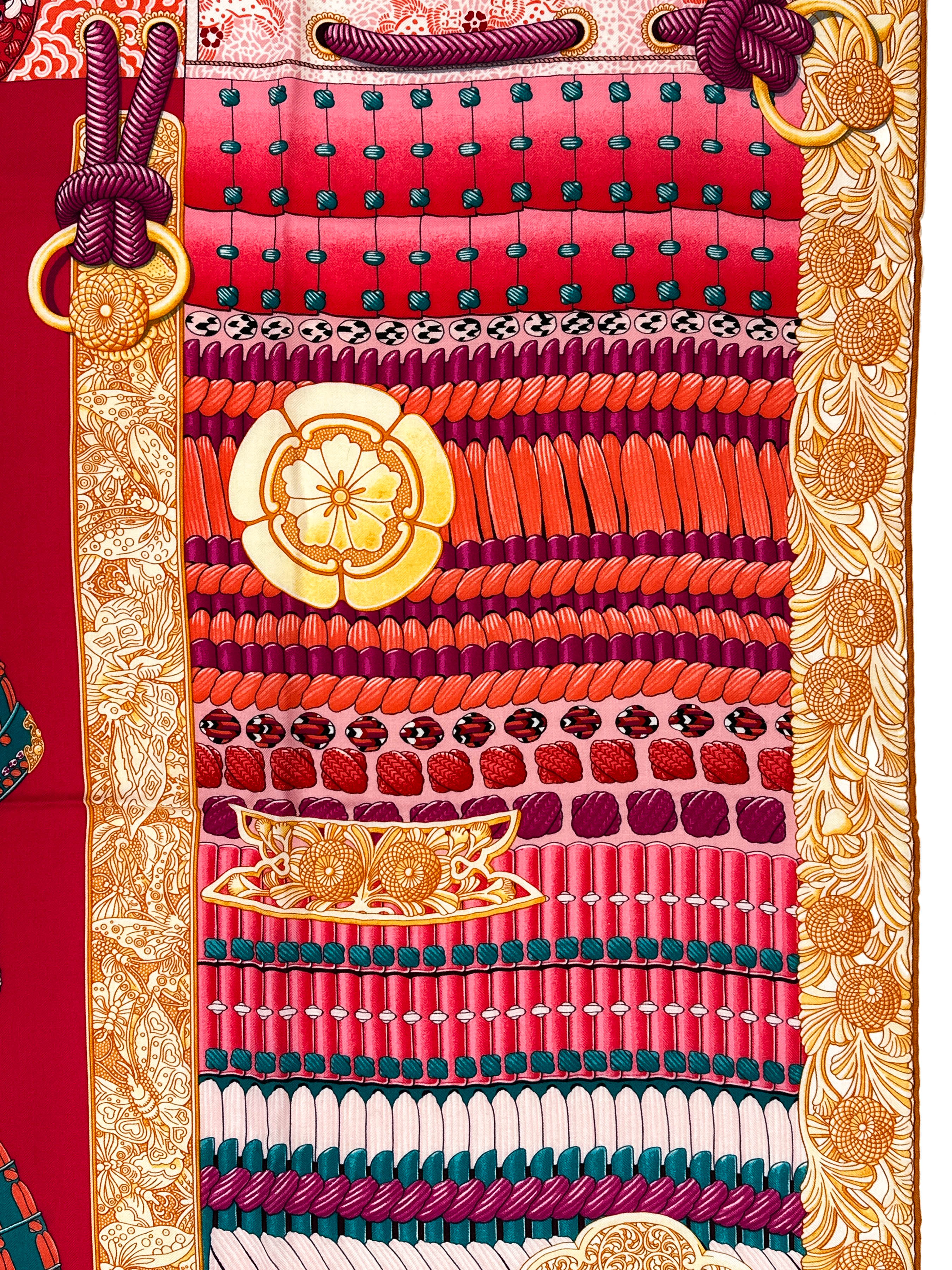 Hermès Parures de Samourais Cashmere Silk 140