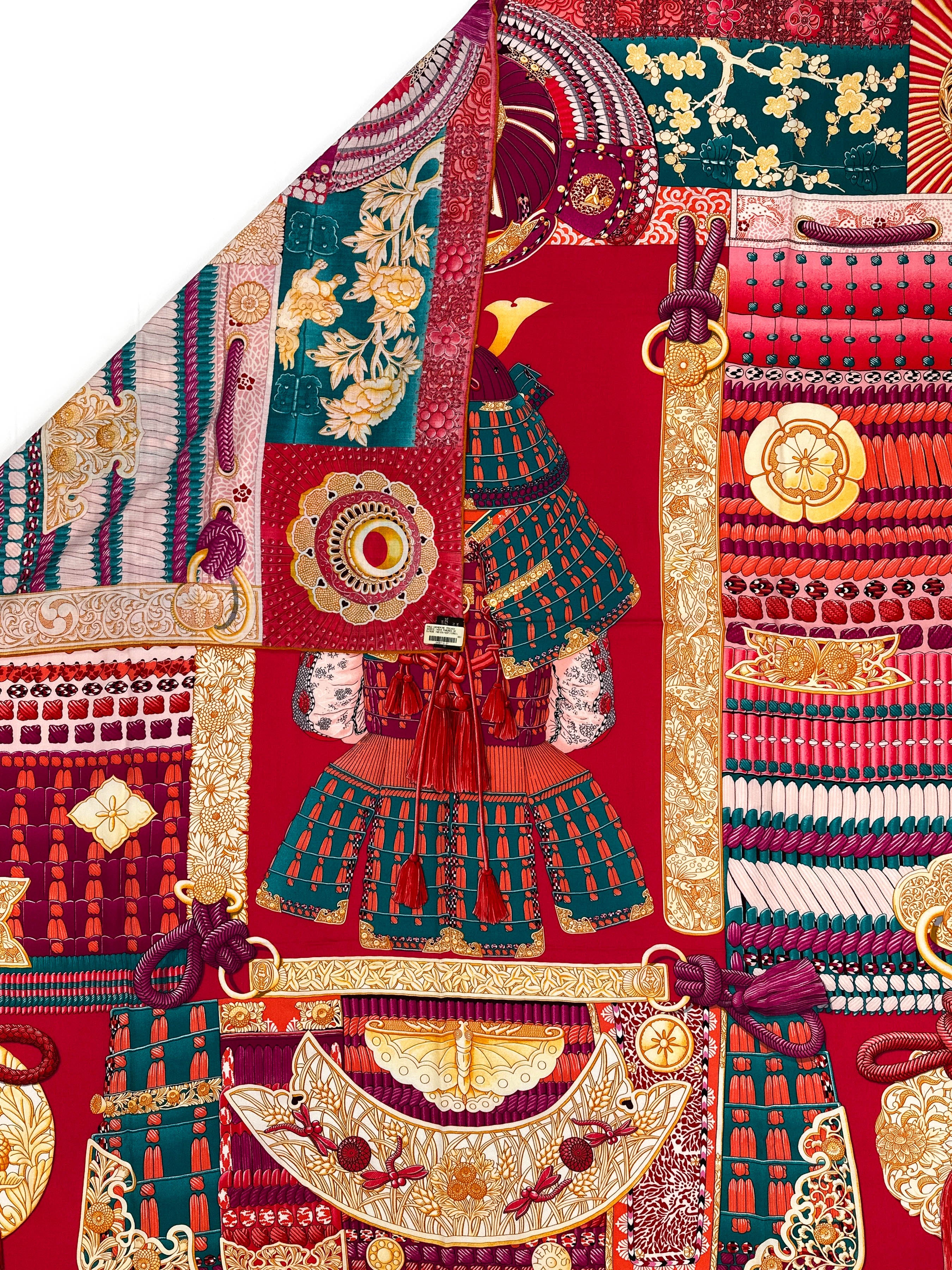 Hermès Parures de Samourais Cashmere Silk 140