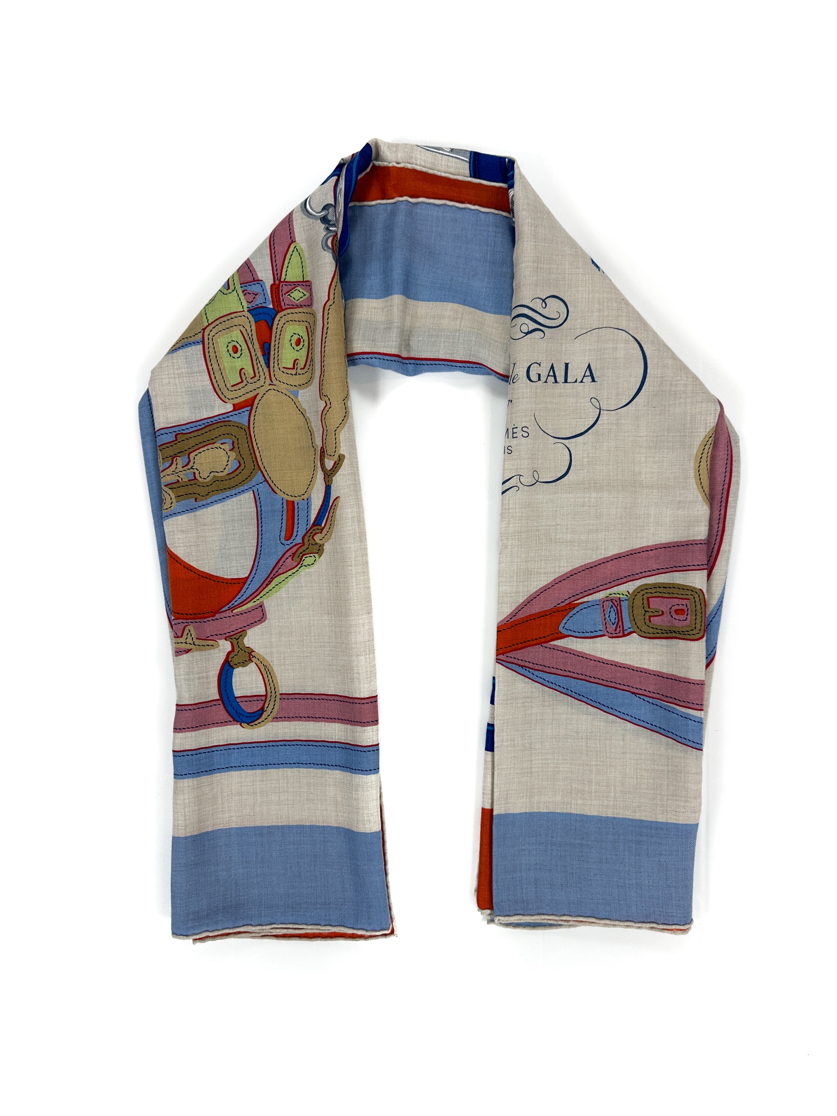 Hermès Brides de Gala Applique Cashmere Silk 140