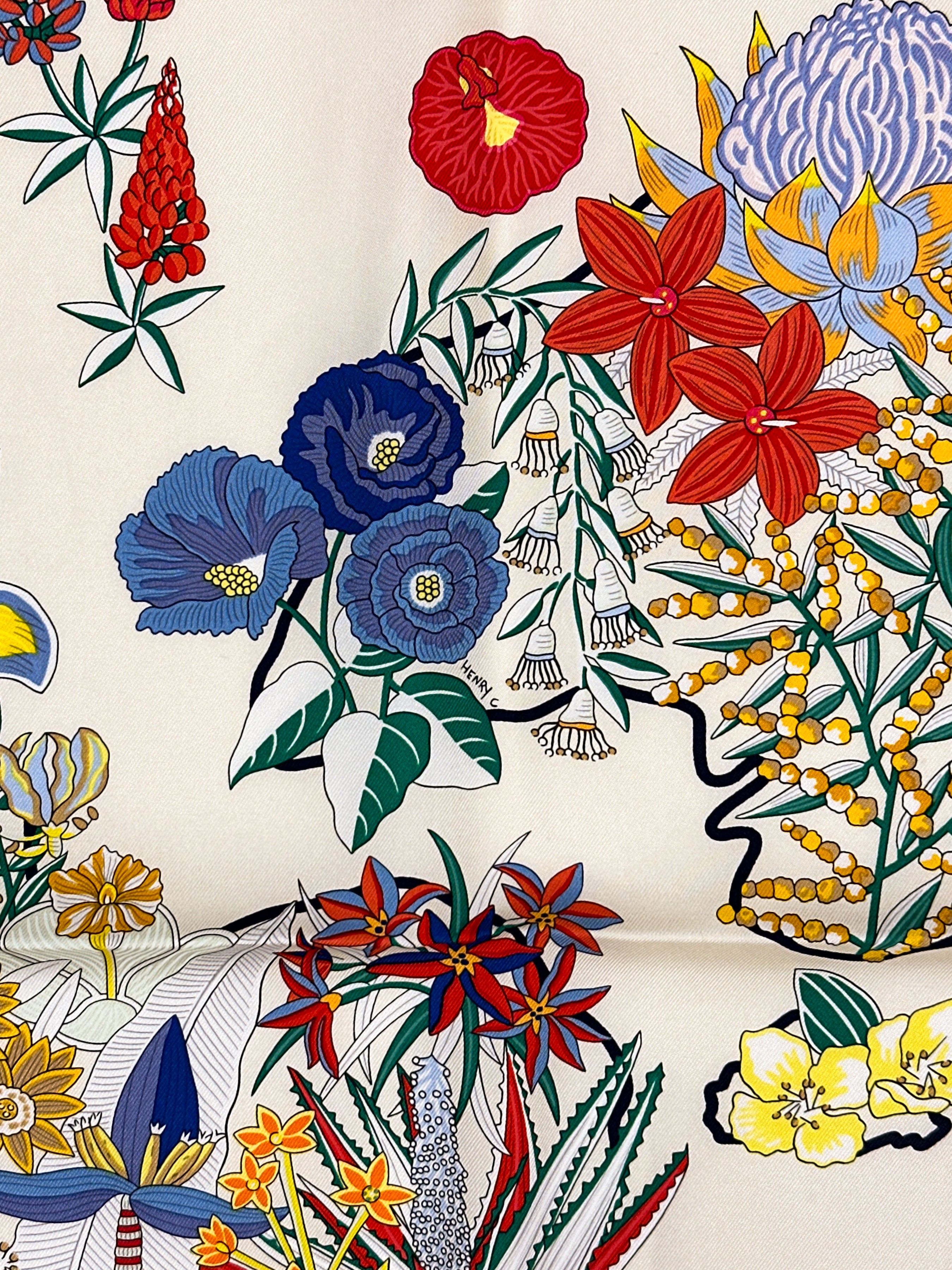 Hermès Planifleurs 90