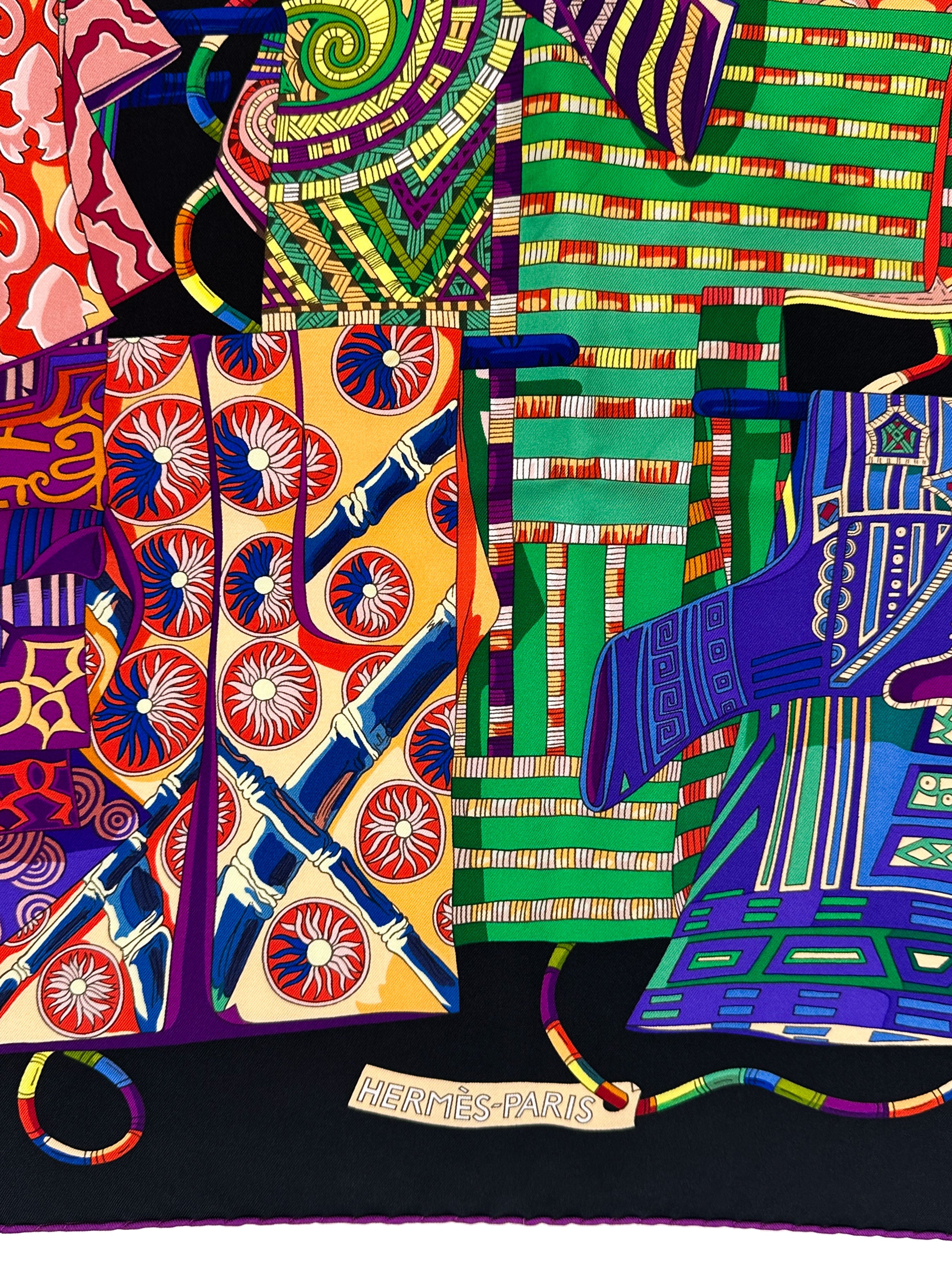Hermès Voyage en Étoffes 90