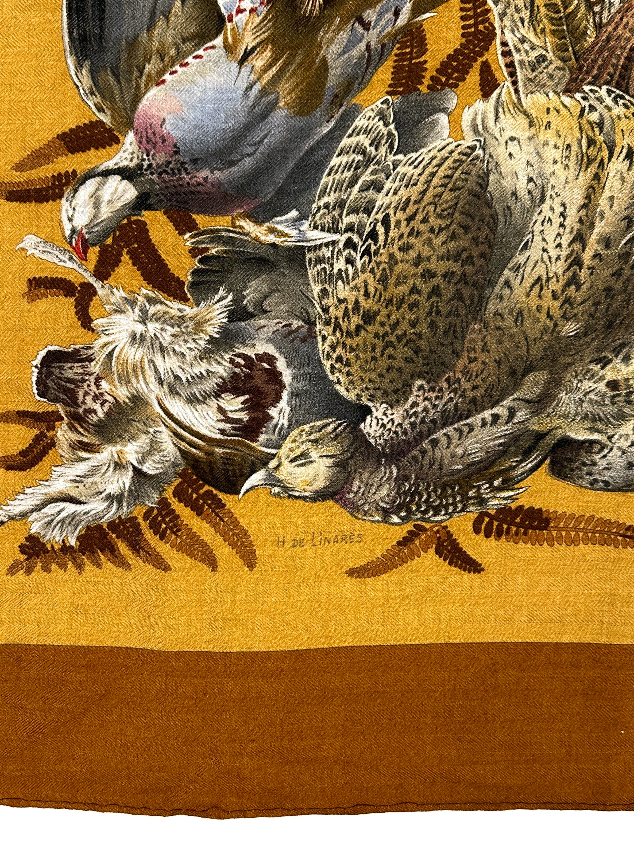 Hermès Gibiers Cashmere Silk 90