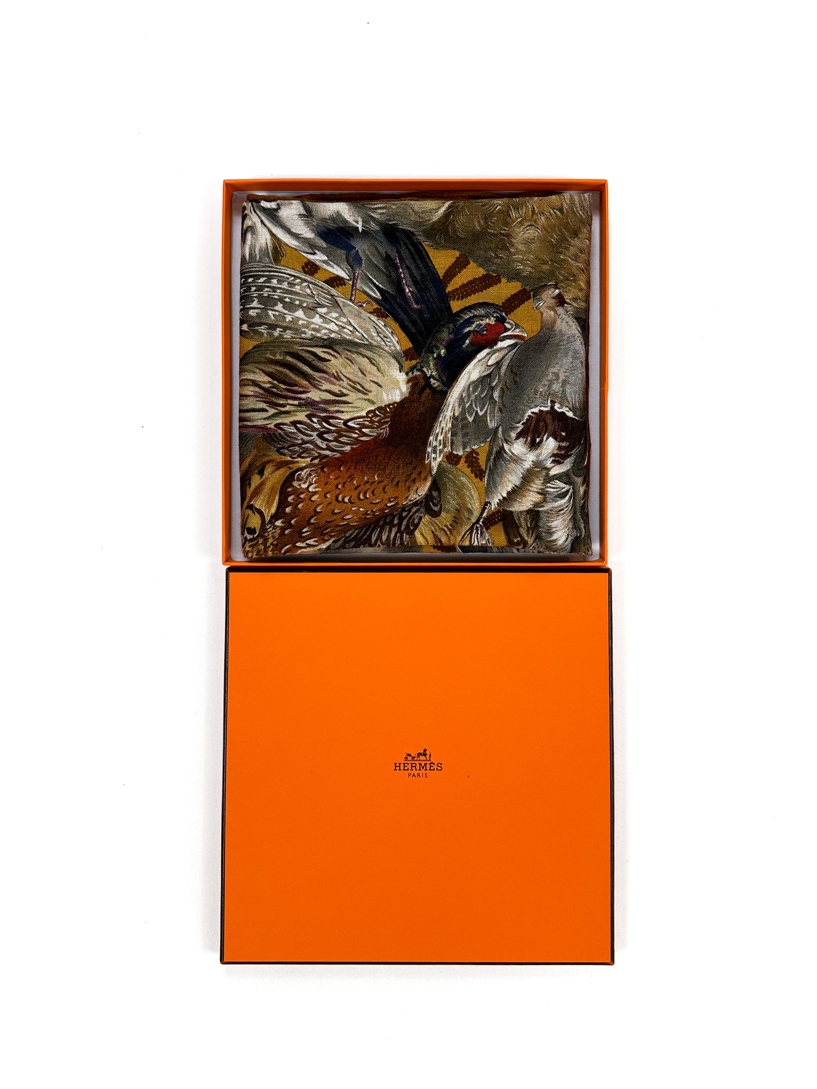 Hermès Gibiers Cashmere Silk 90