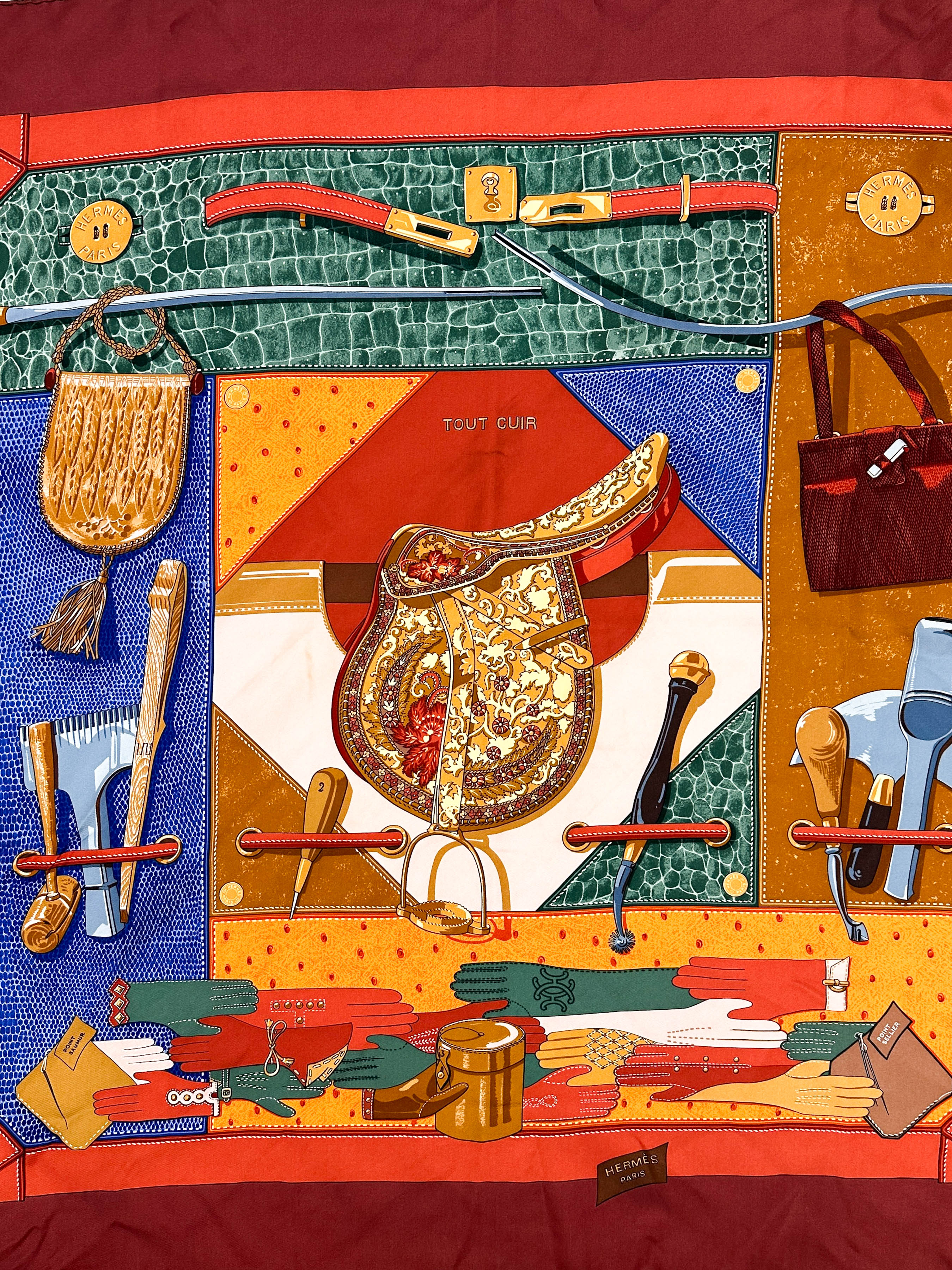 Hermès Tout Cuir 90