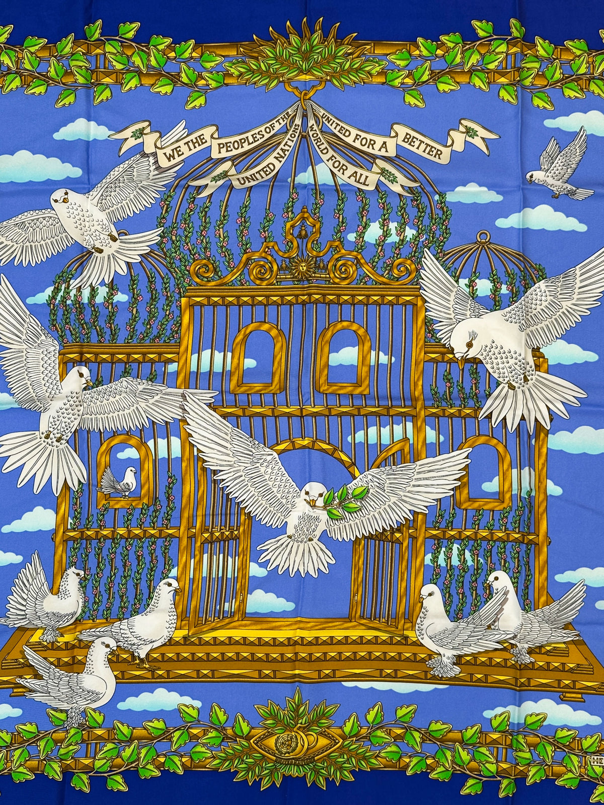 Hermès Special Edition Envol 50 Years of United Nations 90