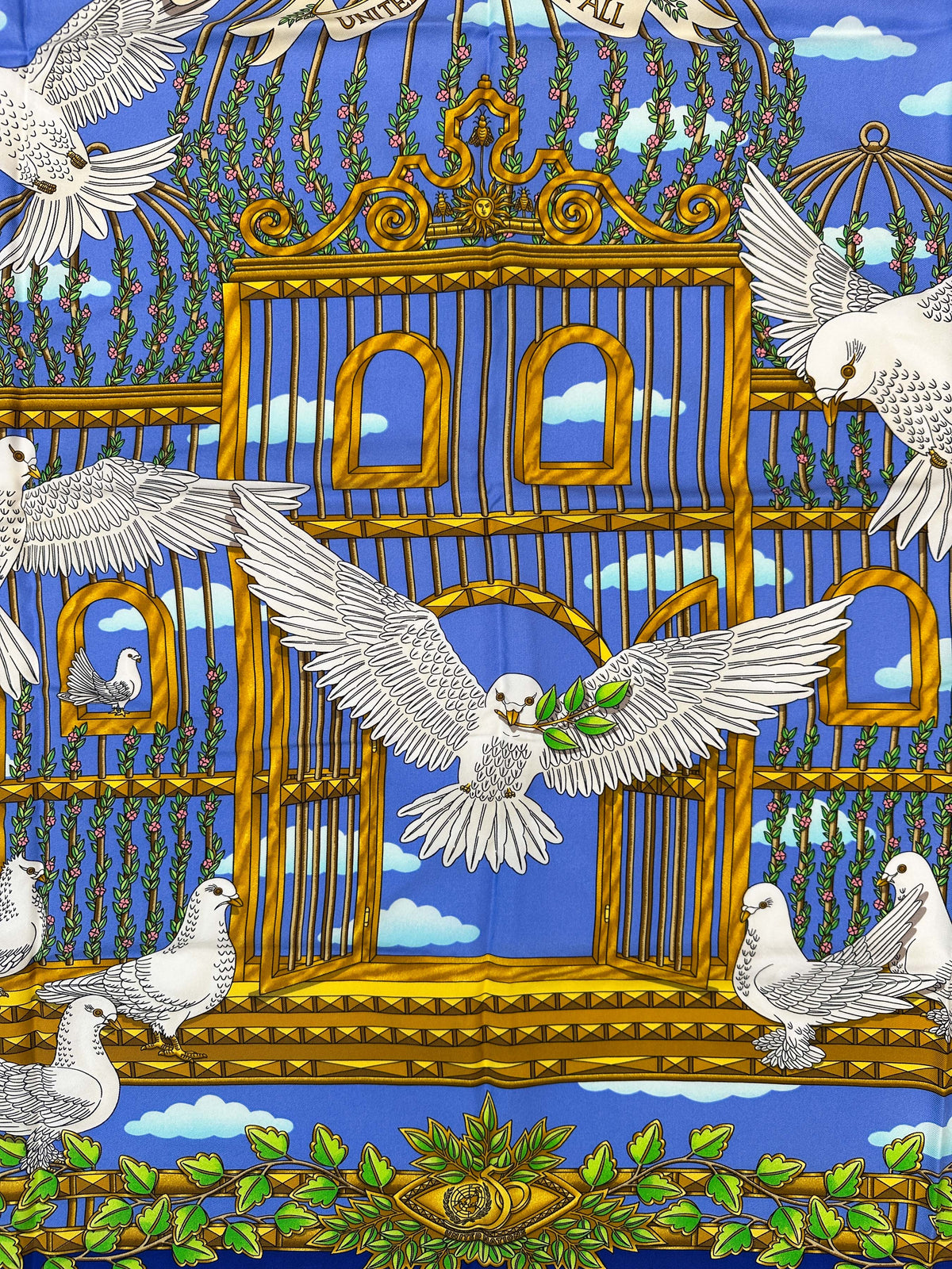 Hermès Special Edition Envol 50 Years of United Nations 90
