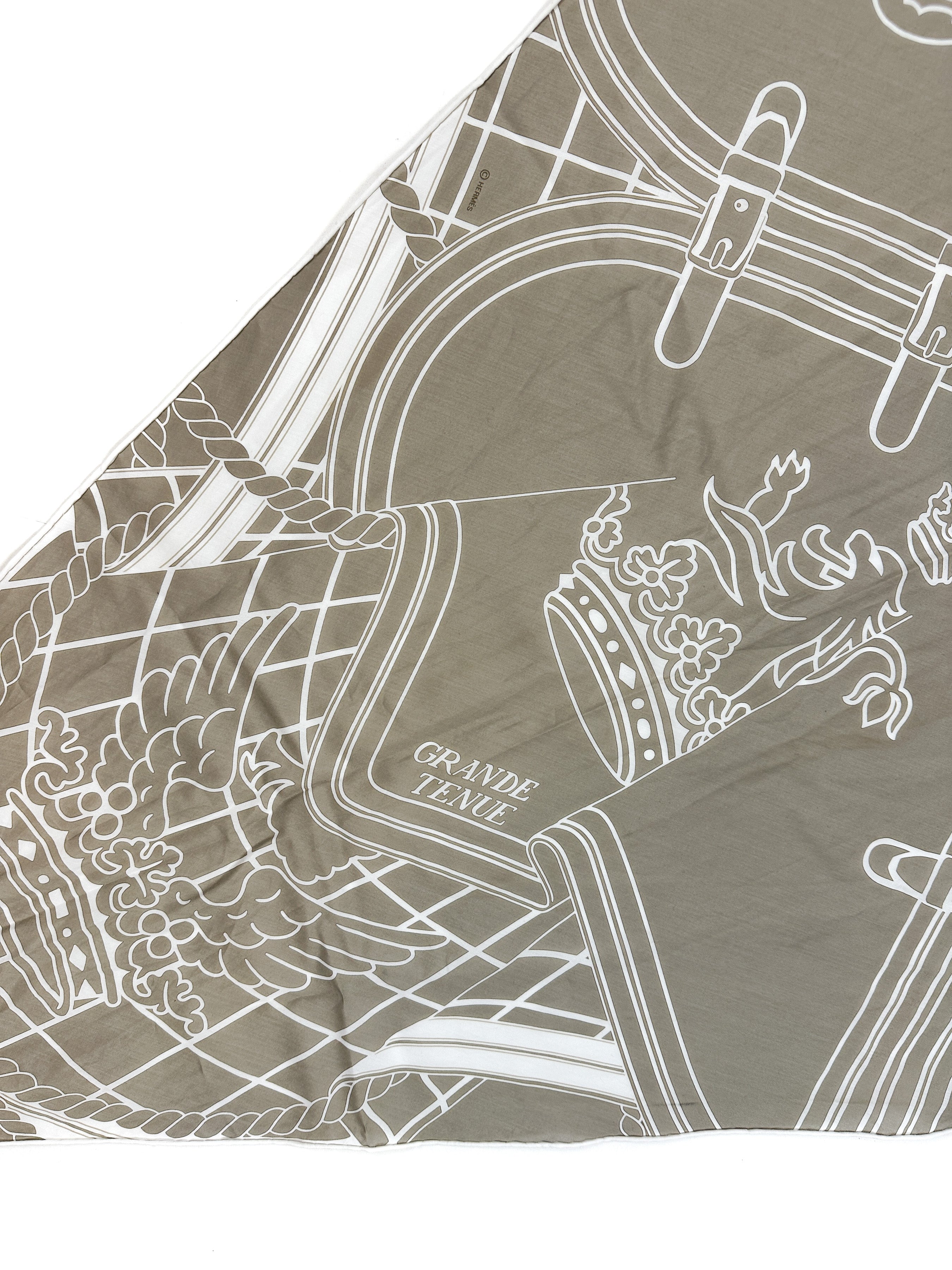 Hermès Grand Tenue Cotton Losange