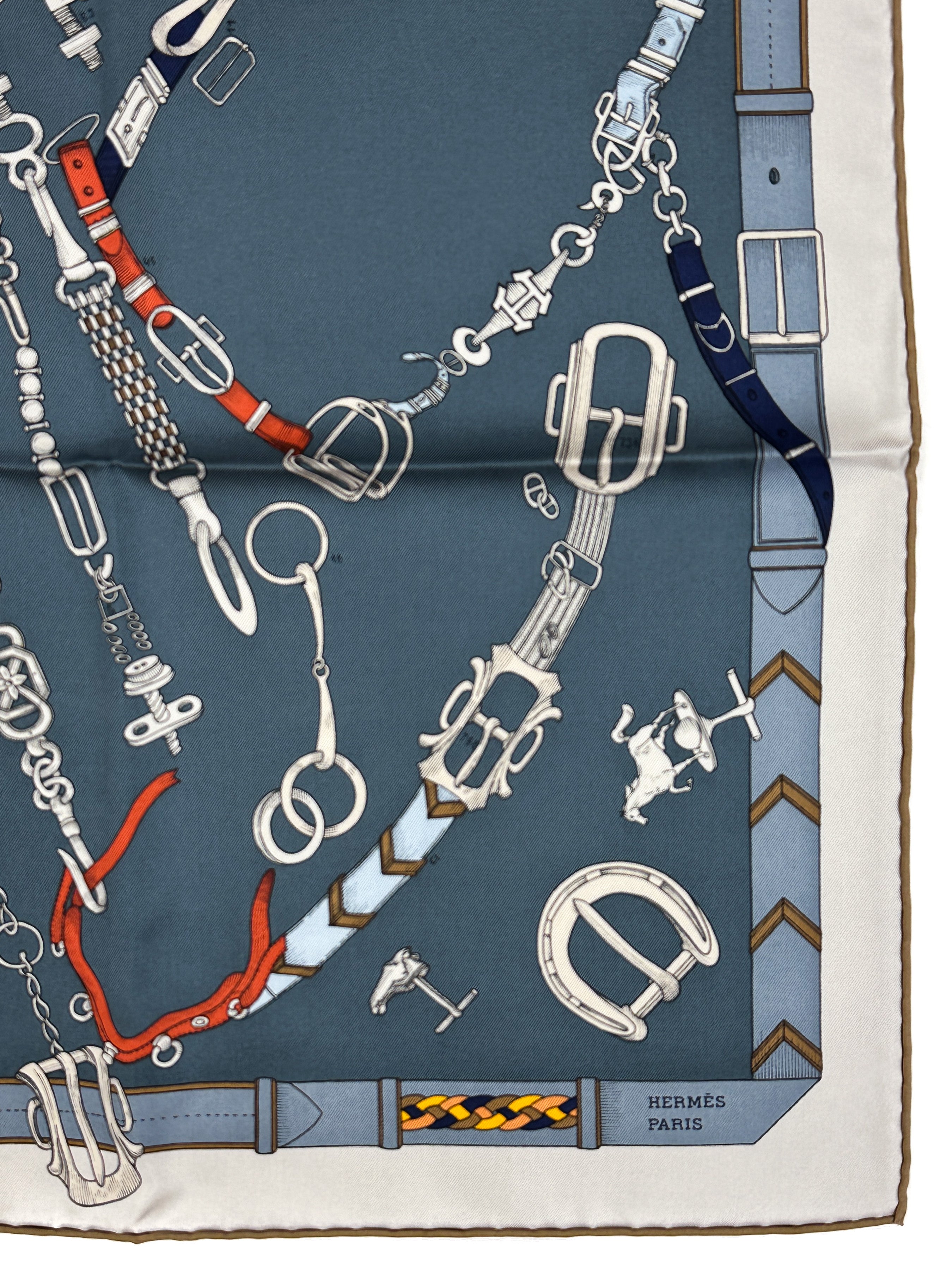 Hermès Les Chevaux Dechaines 90