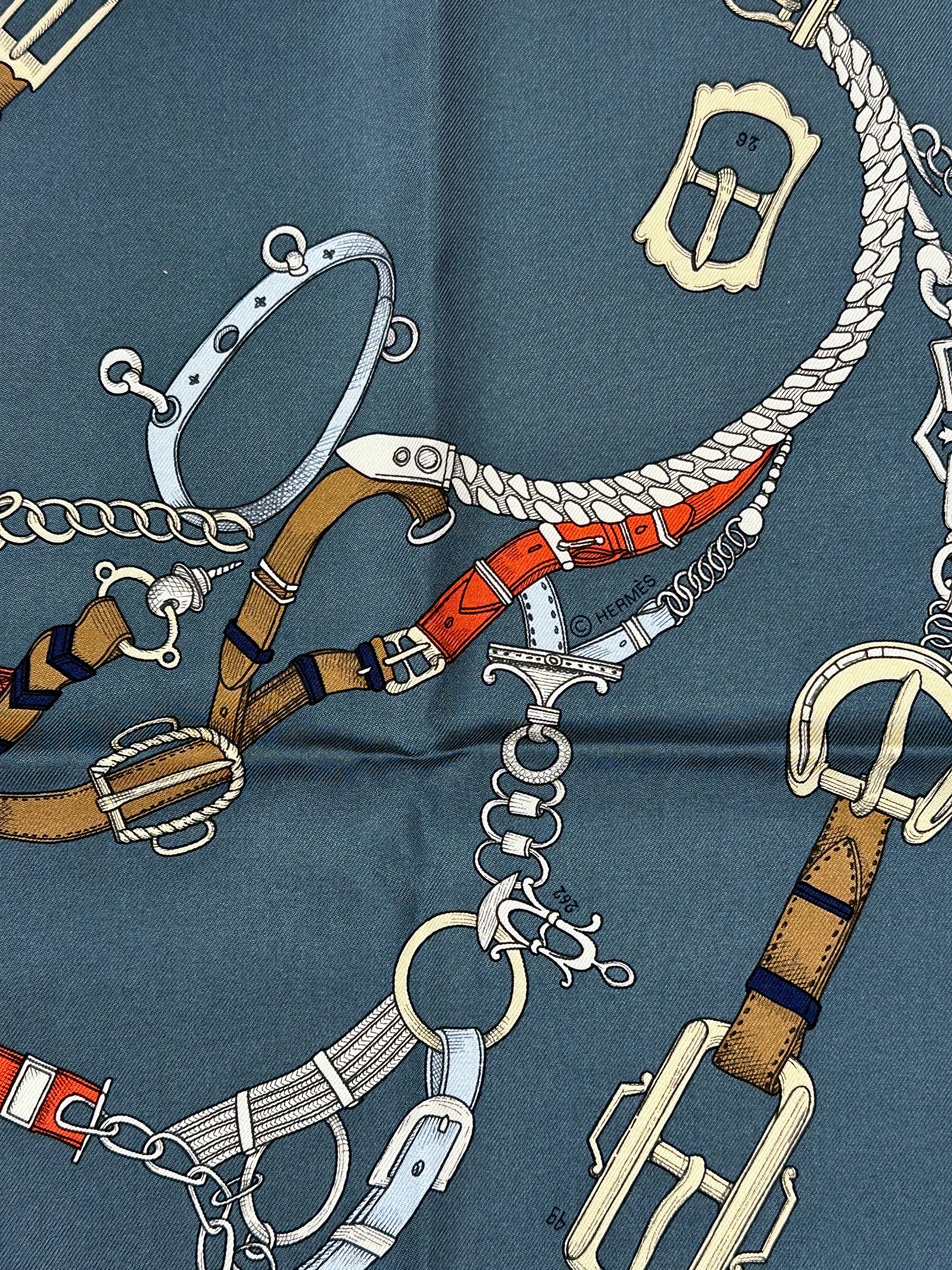 Hermès Les Chevaux Dechaines 90