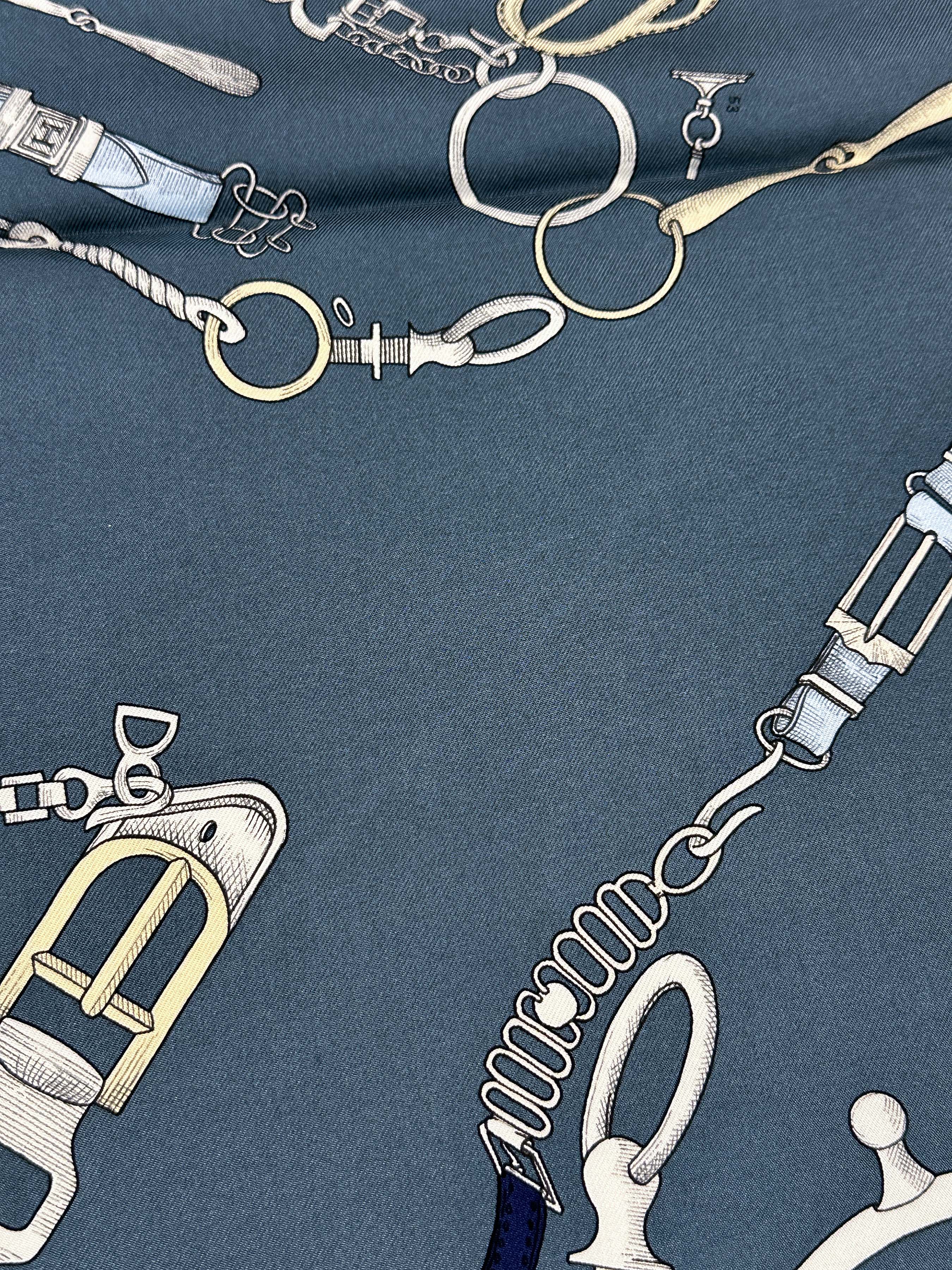 Hermès Les Chevaux Dechaines 90