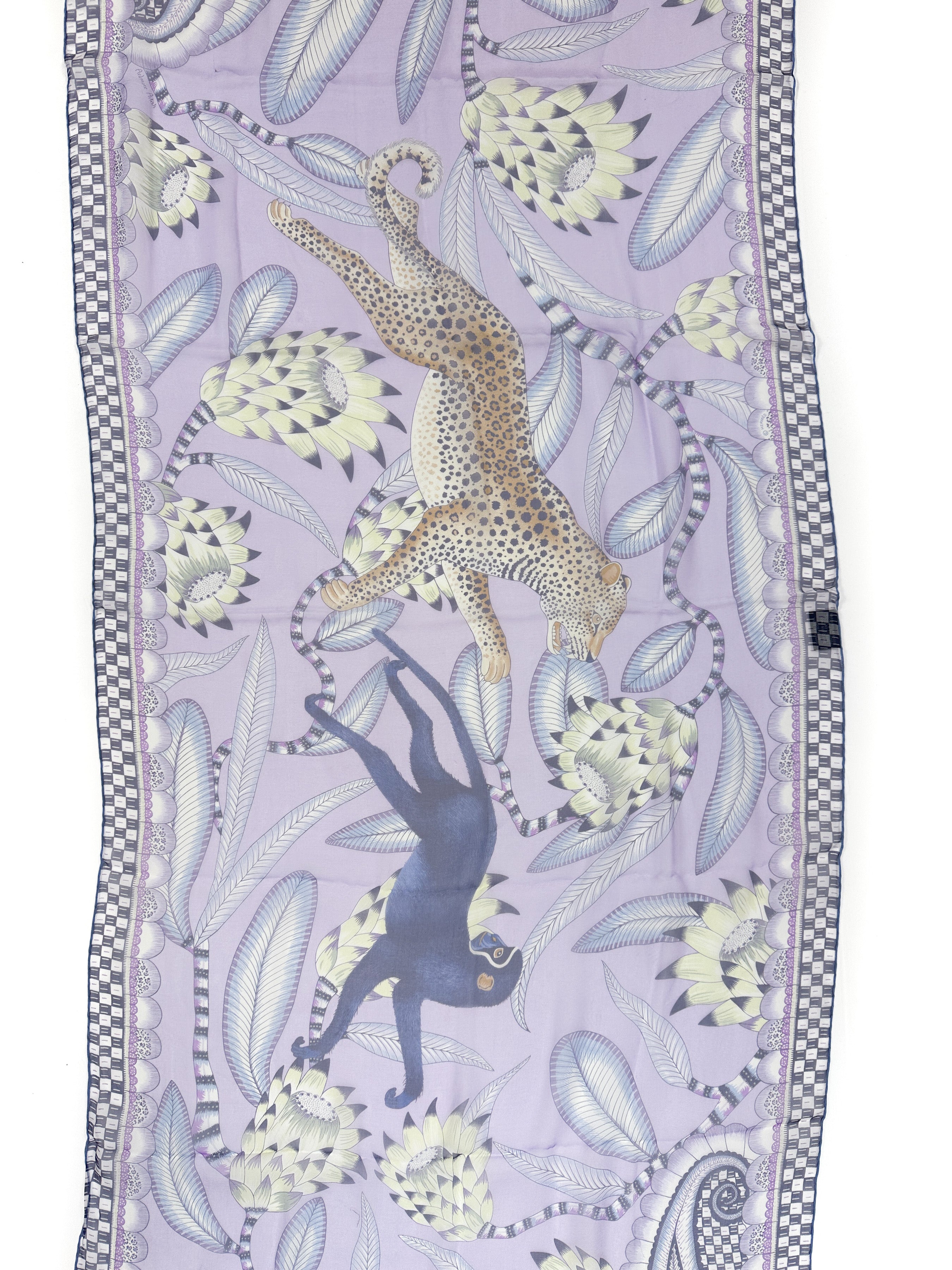Hermès The Savana Dance Mousseline Shawl