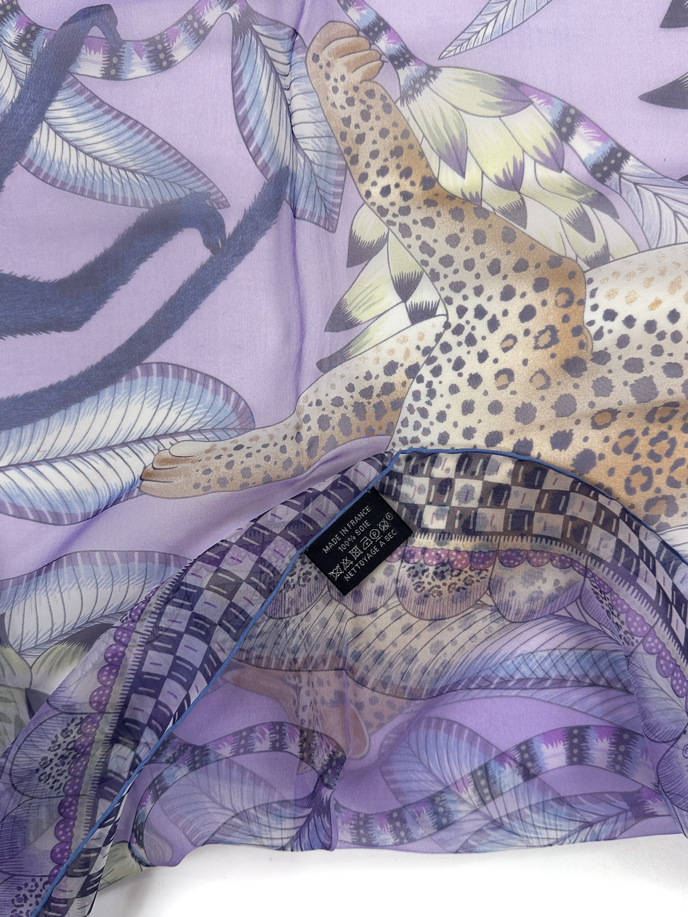 Hermès The Savana Dance Mousseline Shawl