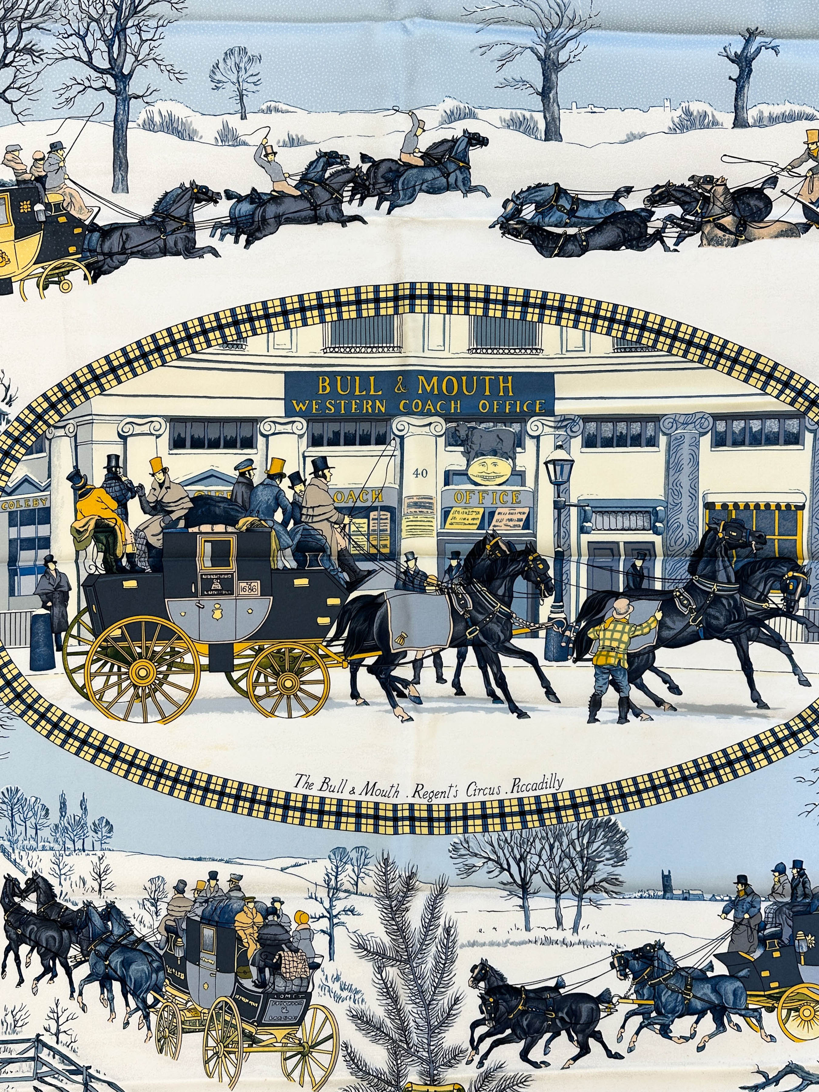 Hermès L'hiver en Poste 90