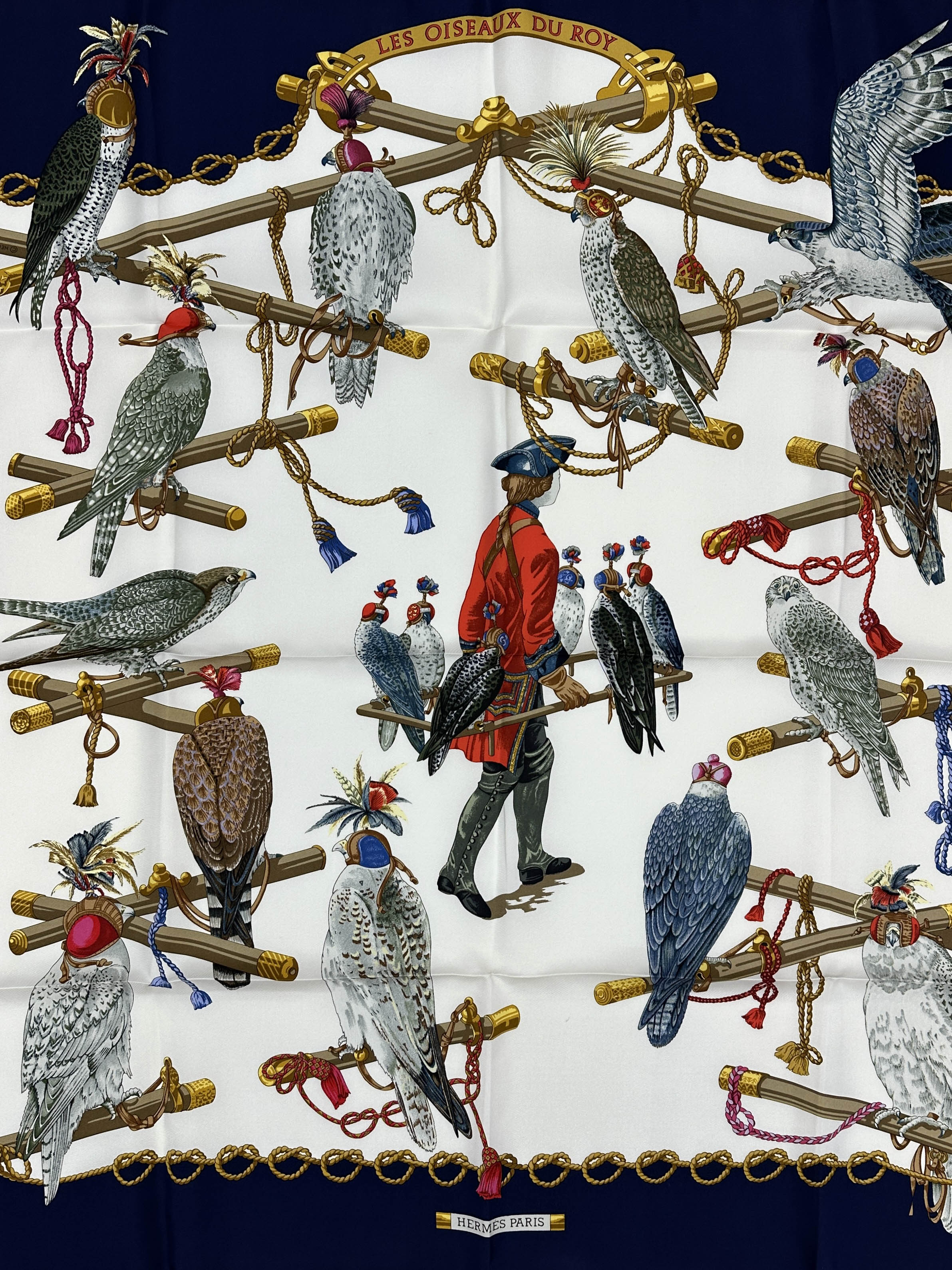 Hermès Les Oiseaux du Roy 90