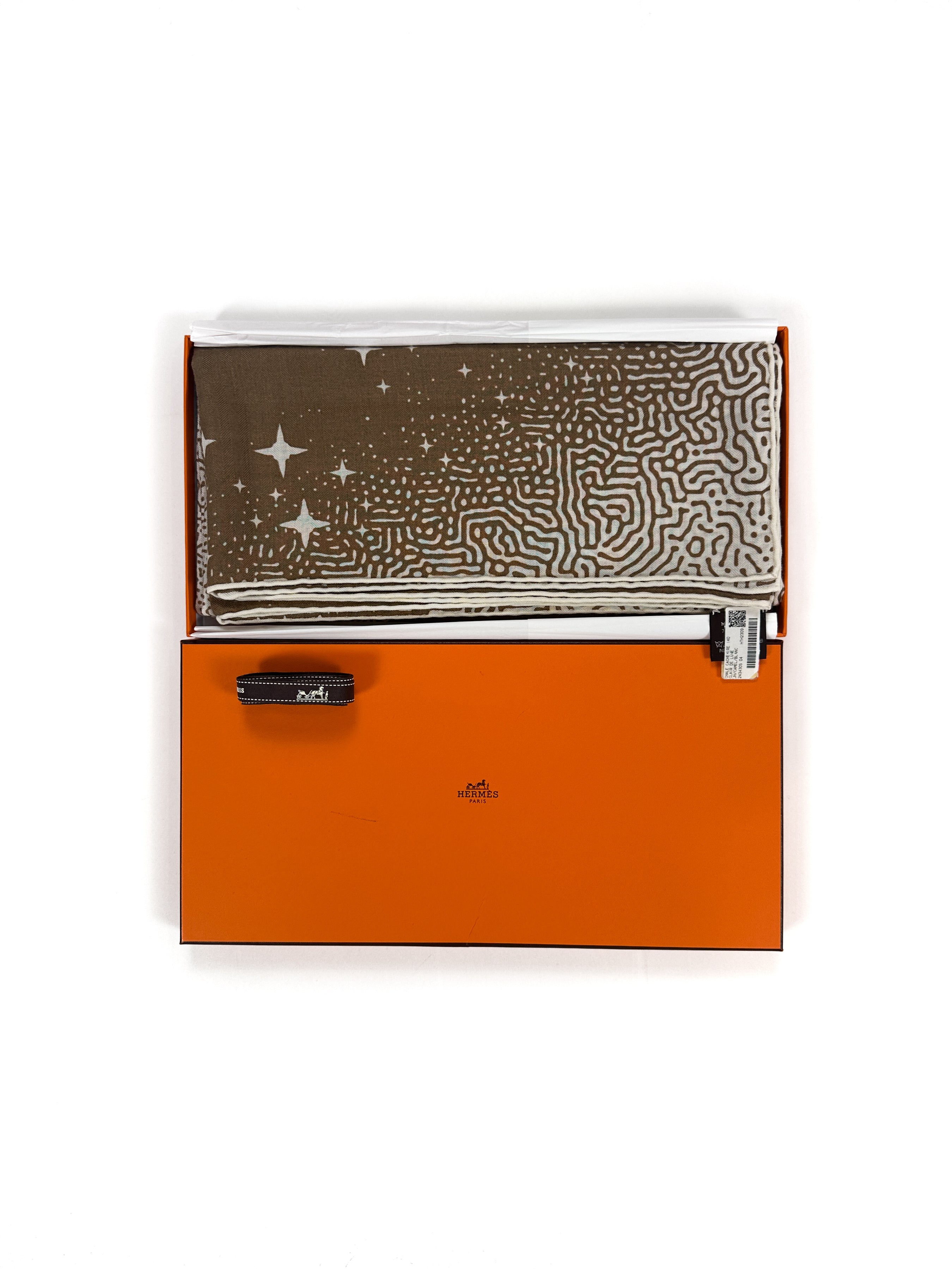 Hermès Clair de Lune Cashmere Silk 140