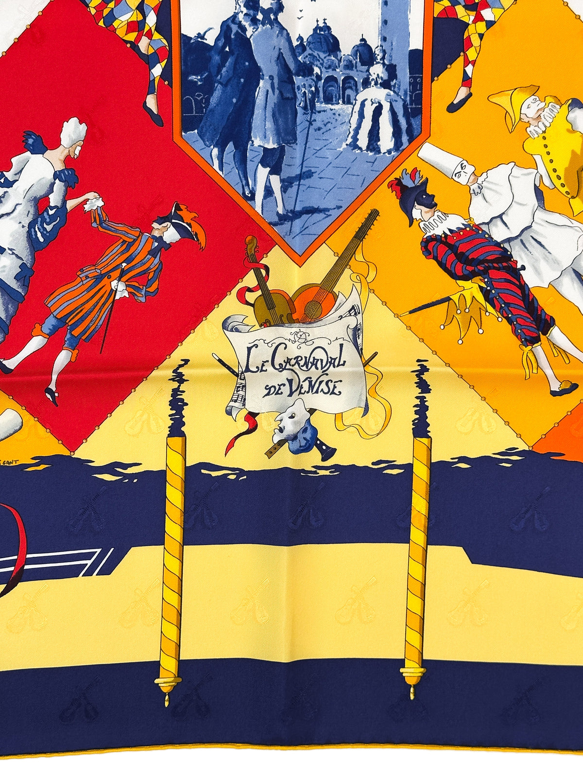 Hermès Fêtes Venitiennes Jacquard 90