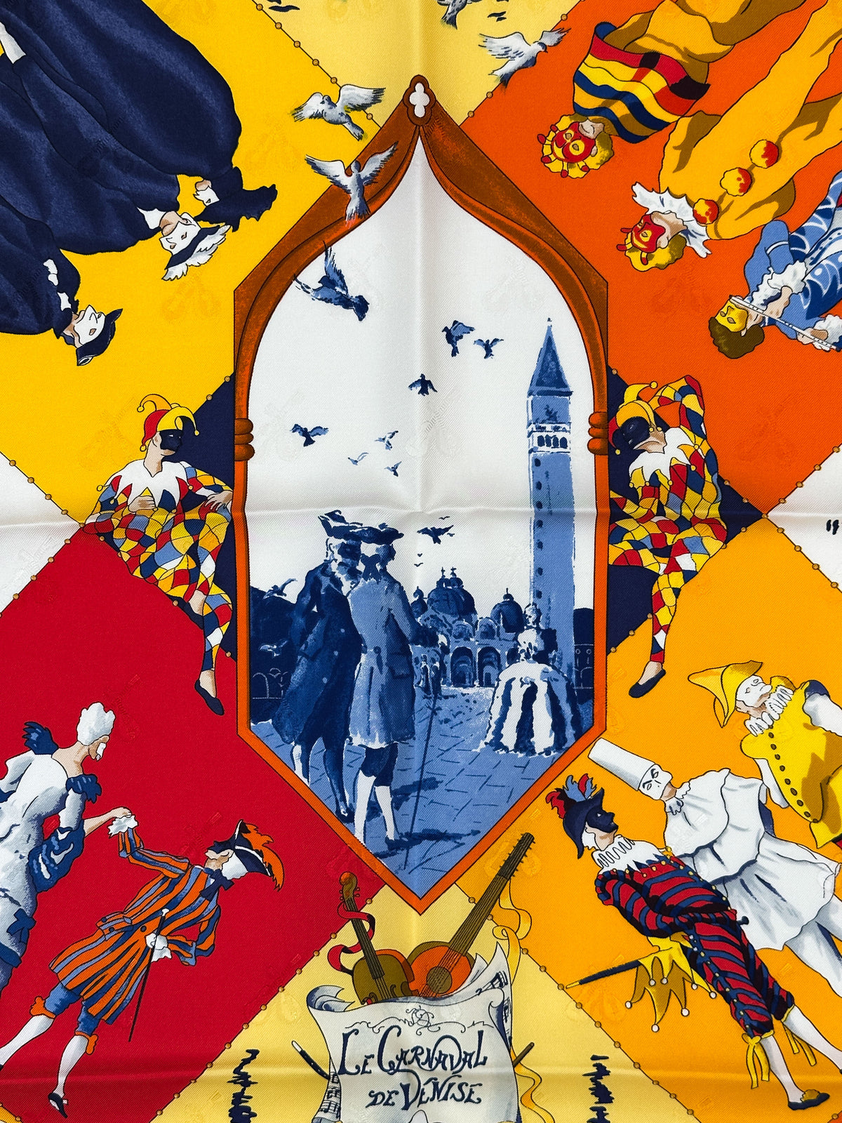 Hermès Fêtes Venitiennes Jacquard 90