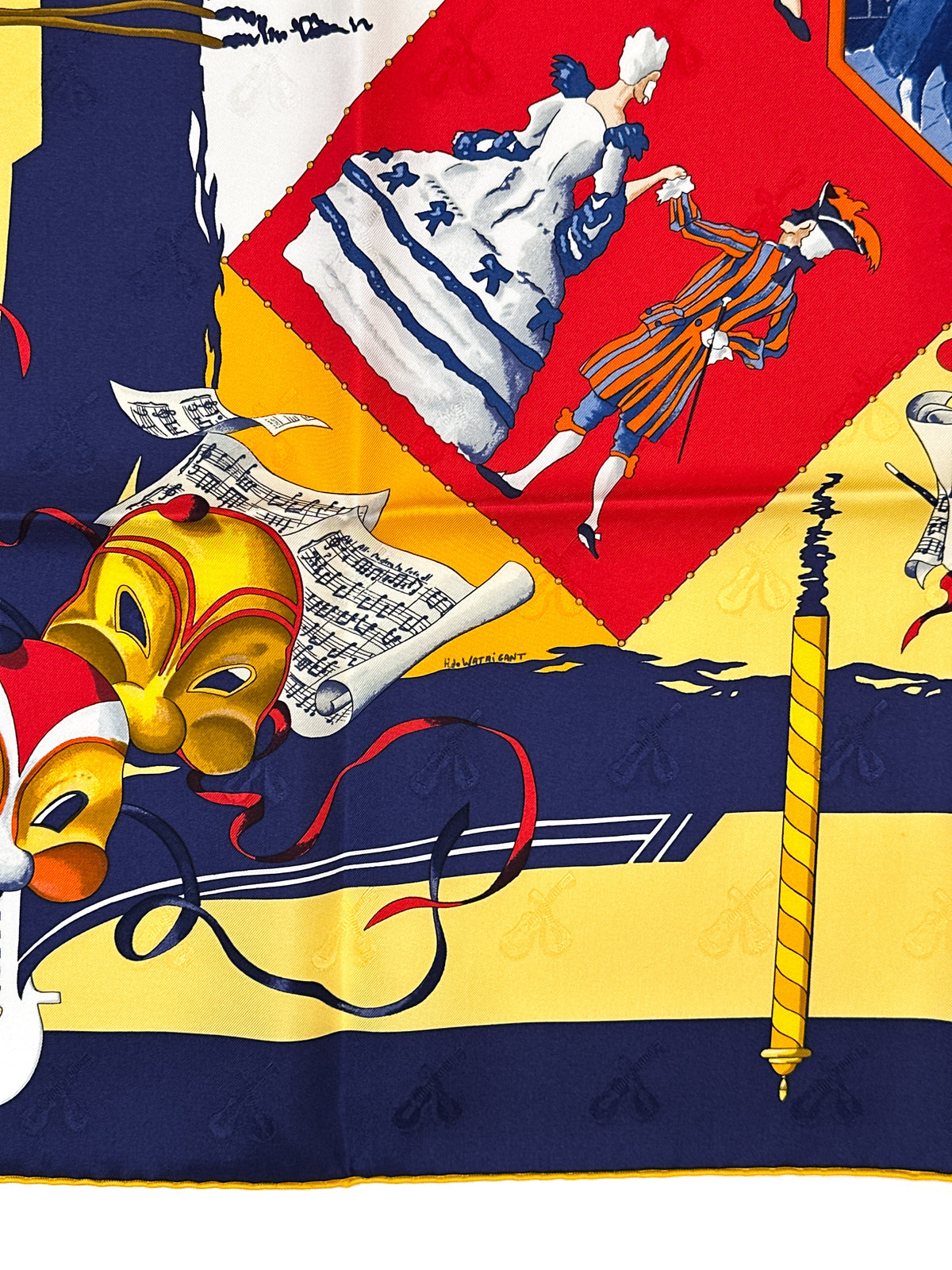 Hermès Fêtes Venitiennes Jacquard 90