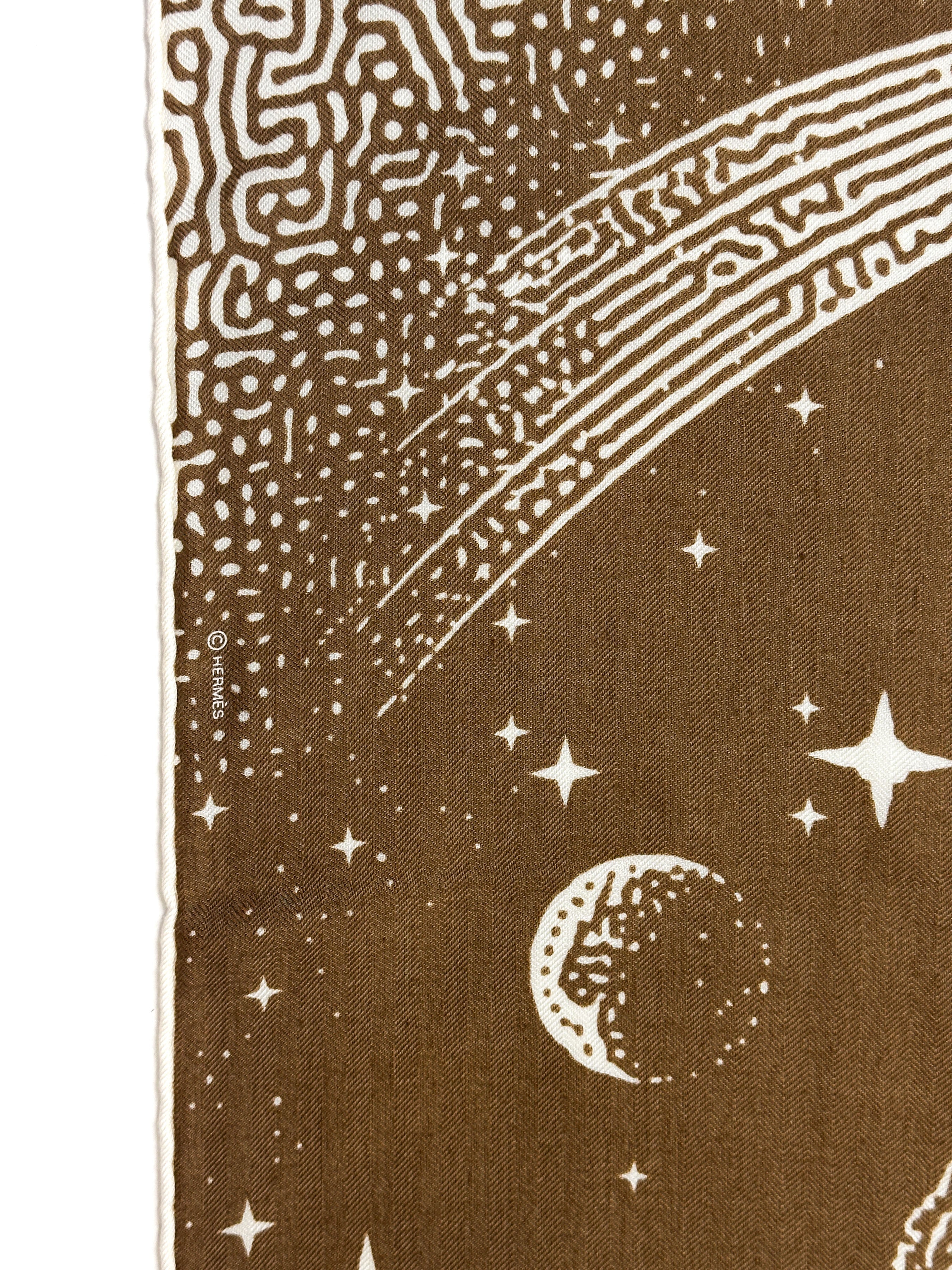 Hermès Clair de Lune Cashmere Silk 140