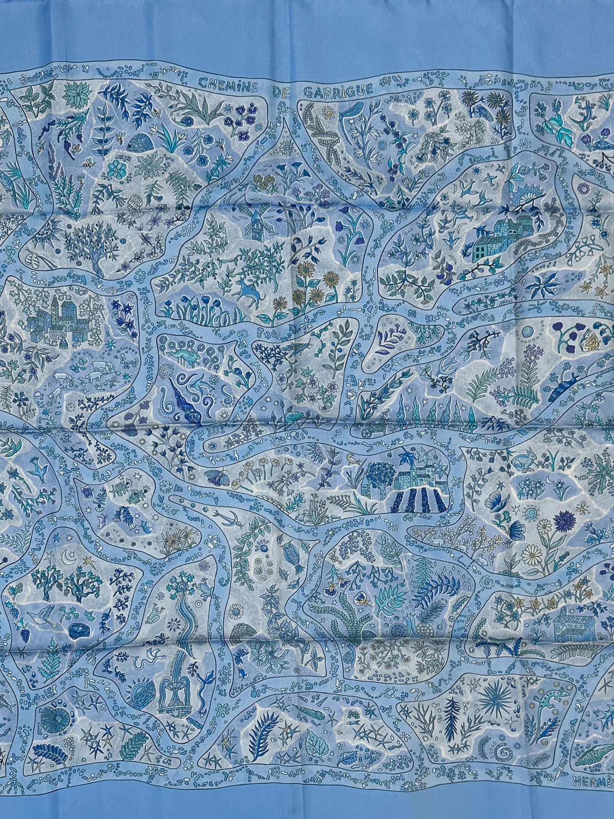 Hermès Chemins de Garrigue 90