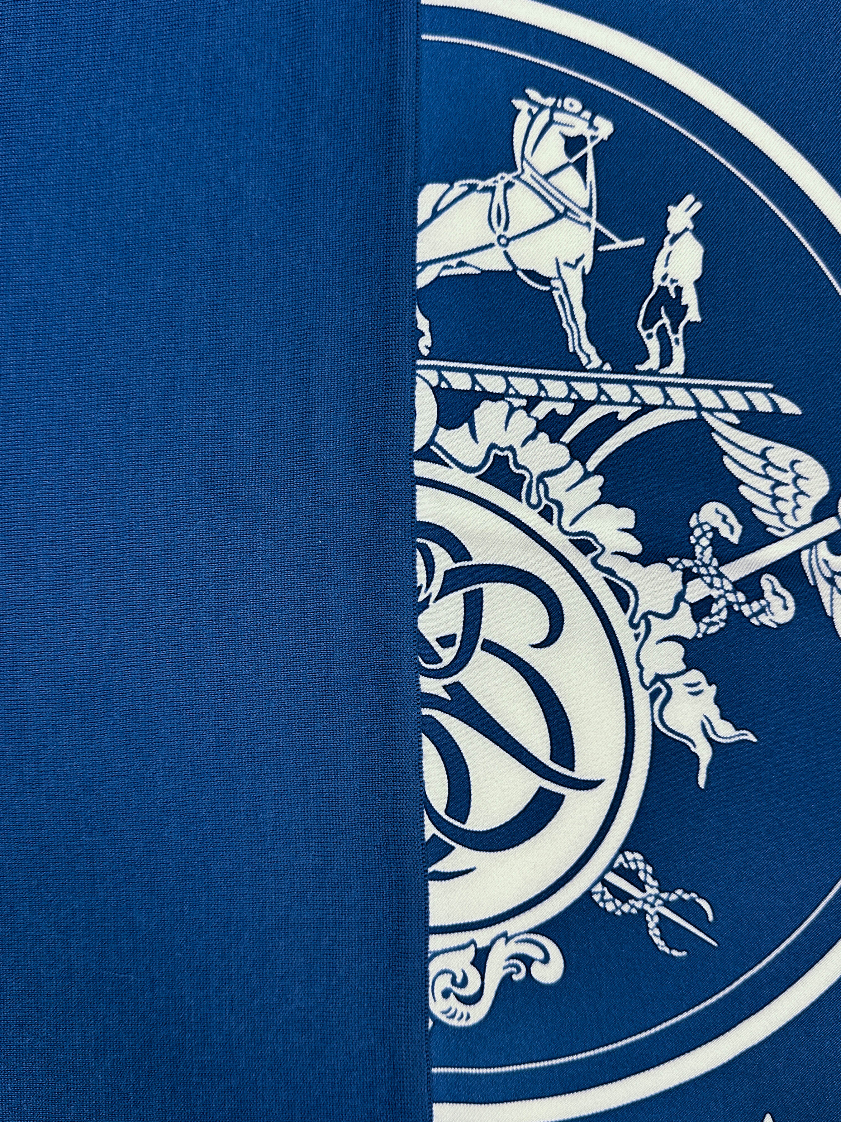 Hermès Hybride Ex-Libris Wool Silk 90