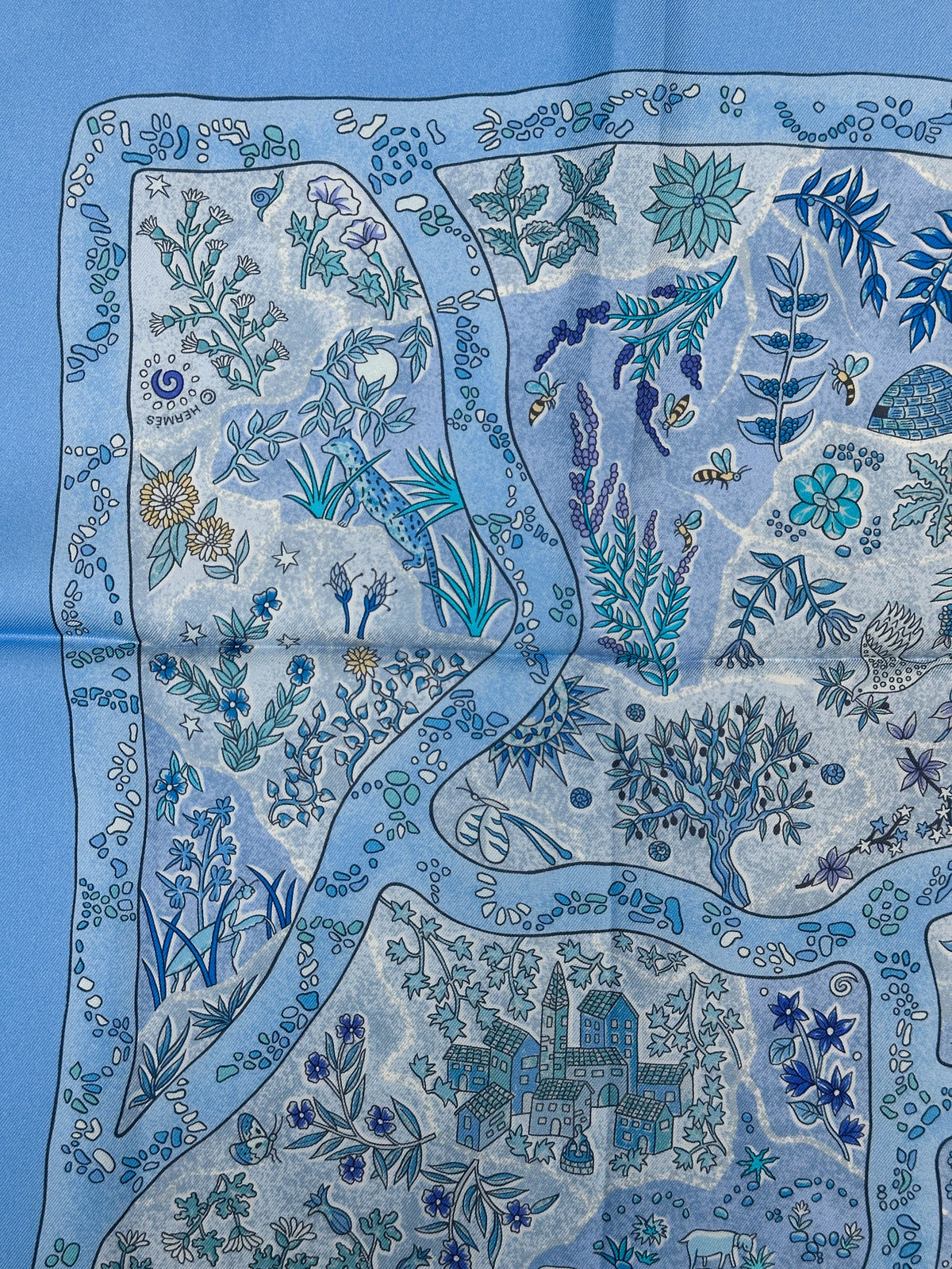 Hermès Chemins de Garrigue 90