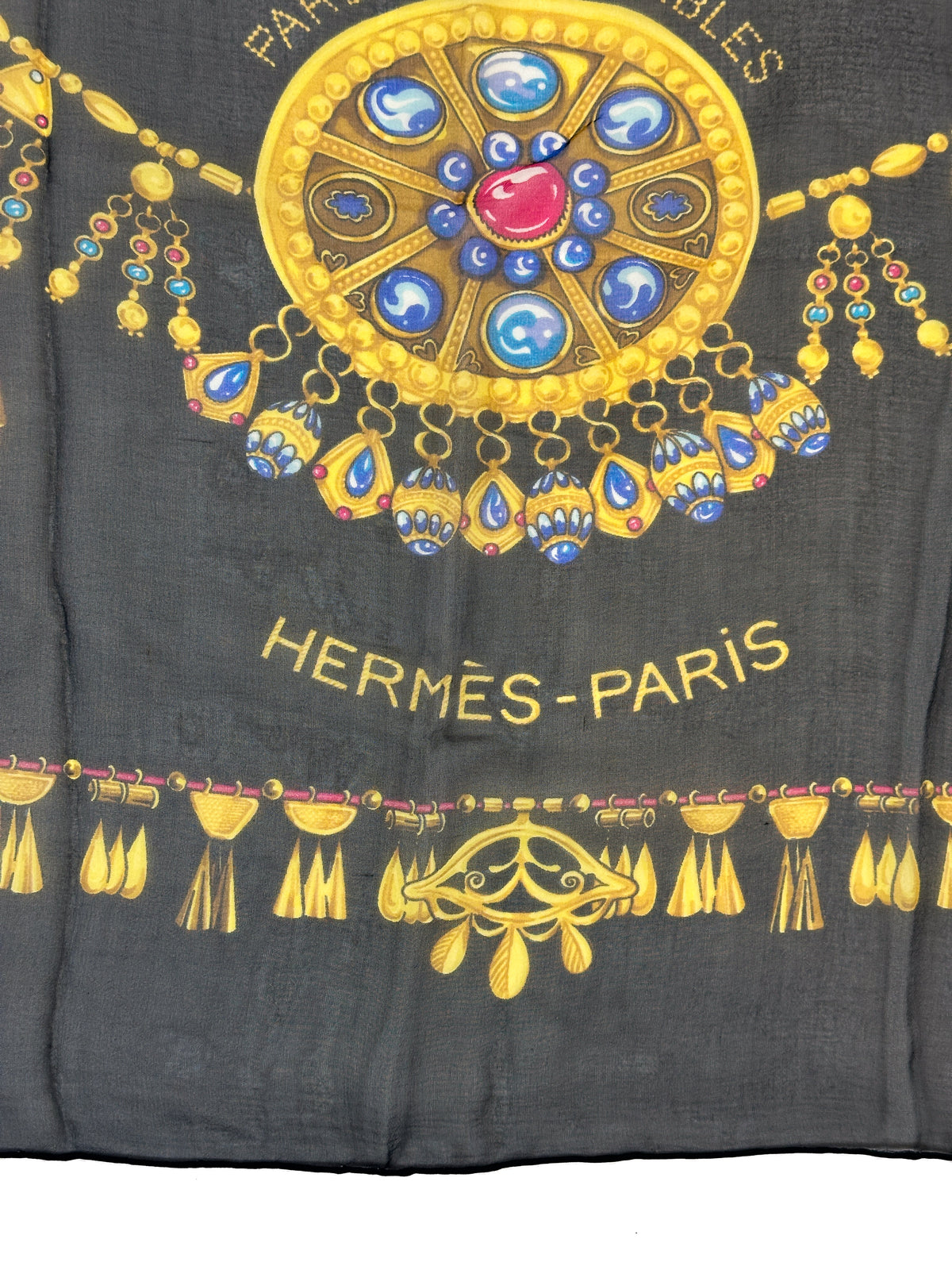 Hermès Parures des Sables Mousseline 90